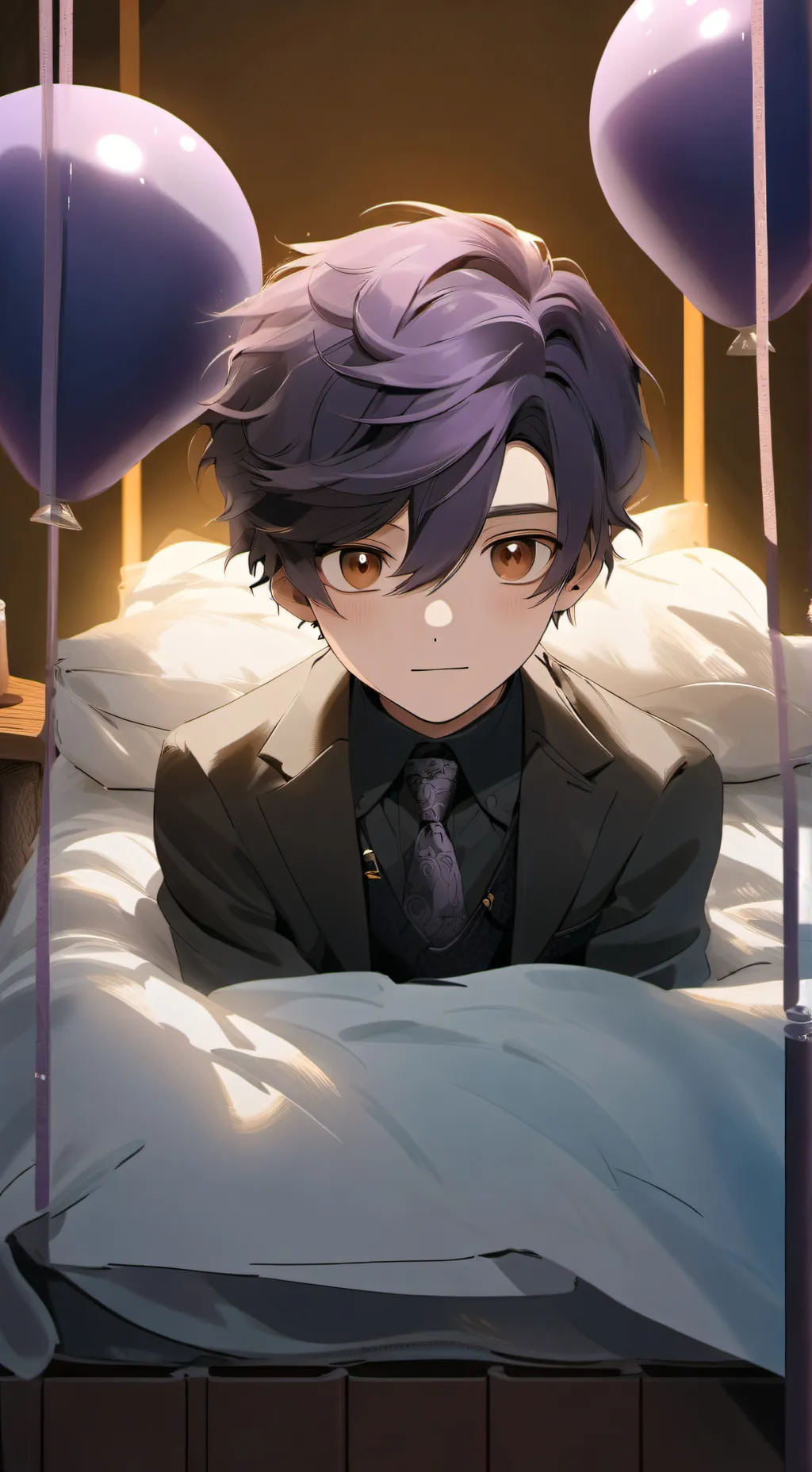 ai character: Popbox sleepover background