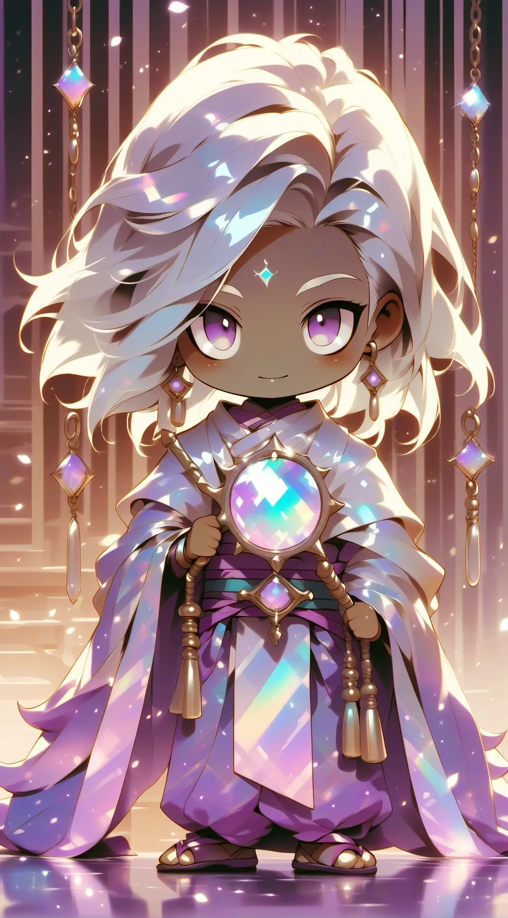 ai character: vee background