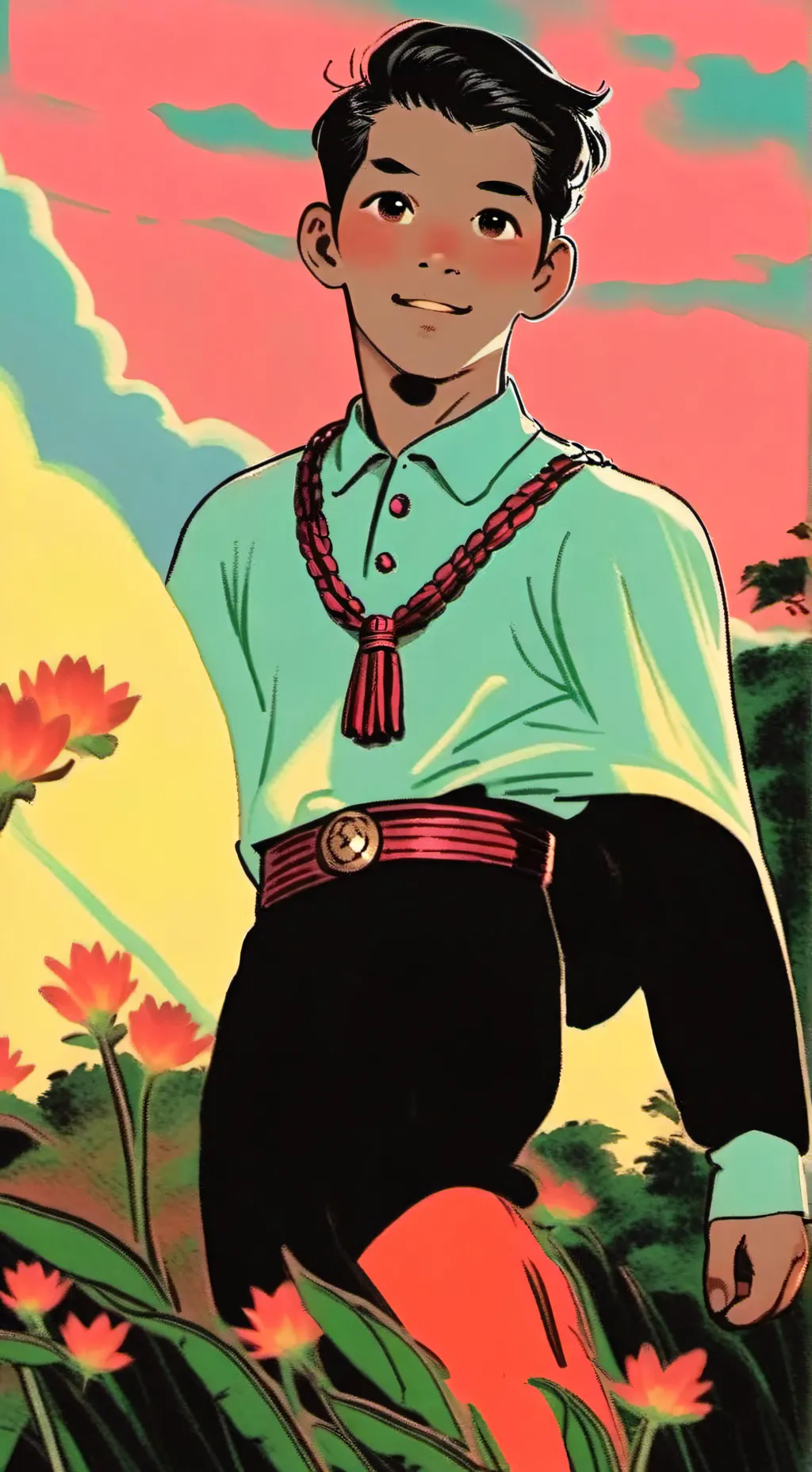 ai character: julio encio background