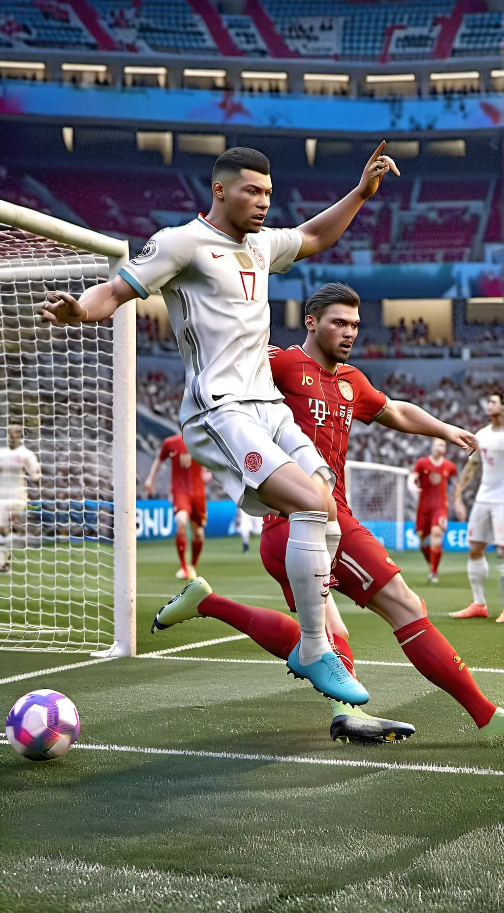 ai character: MBAPPÉ  background