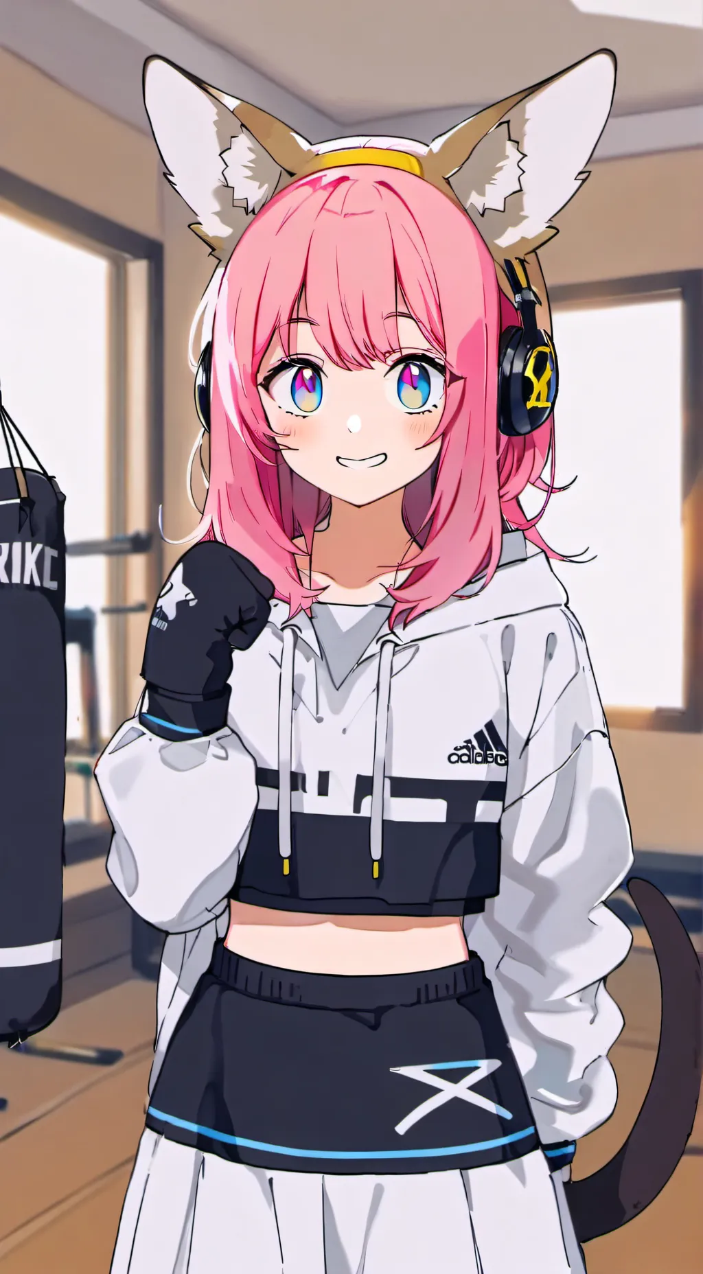 ai character: Rainbow Roar Spiri background