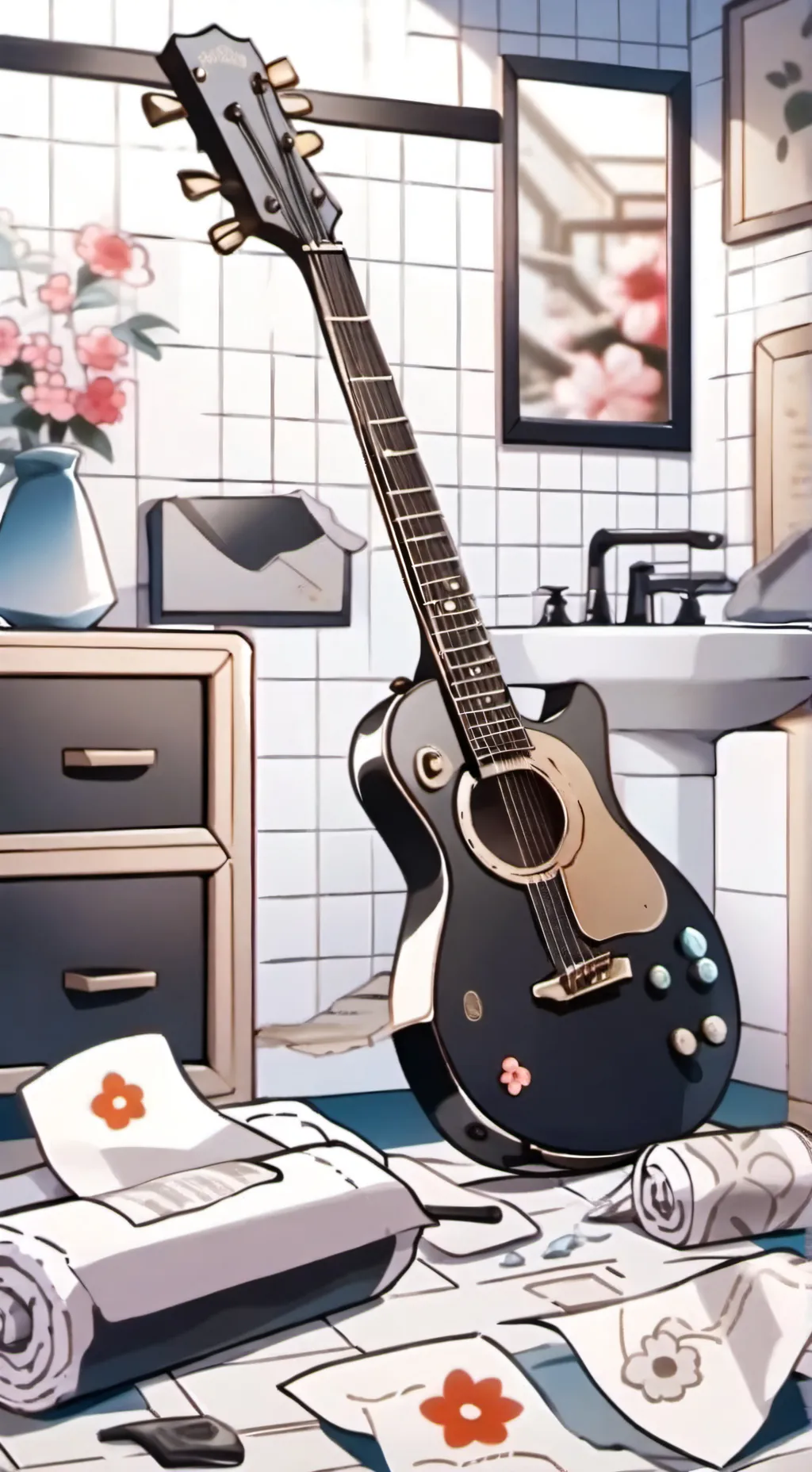 ai character: Dandy's rooms background