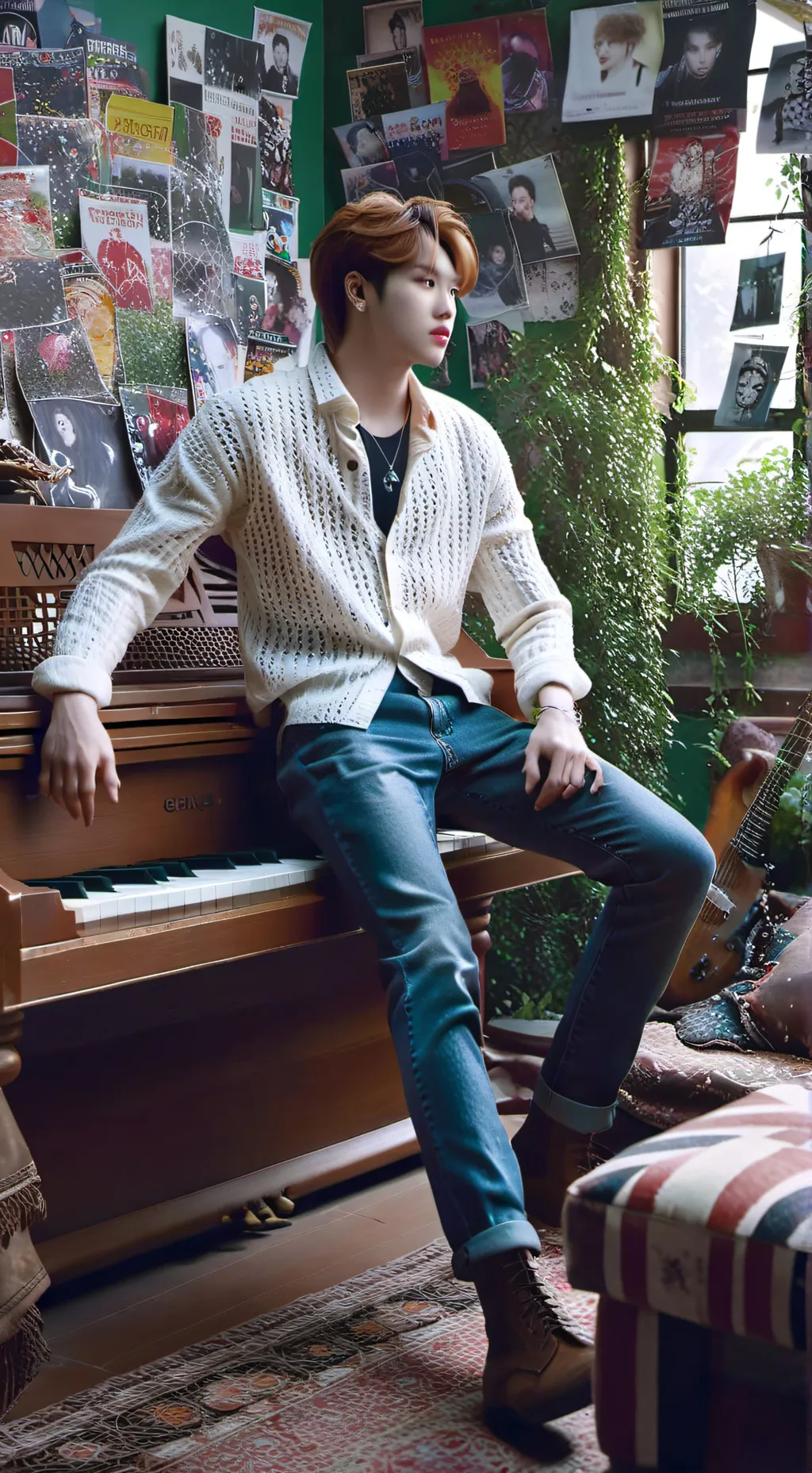 ai character: Han Jinsung  background