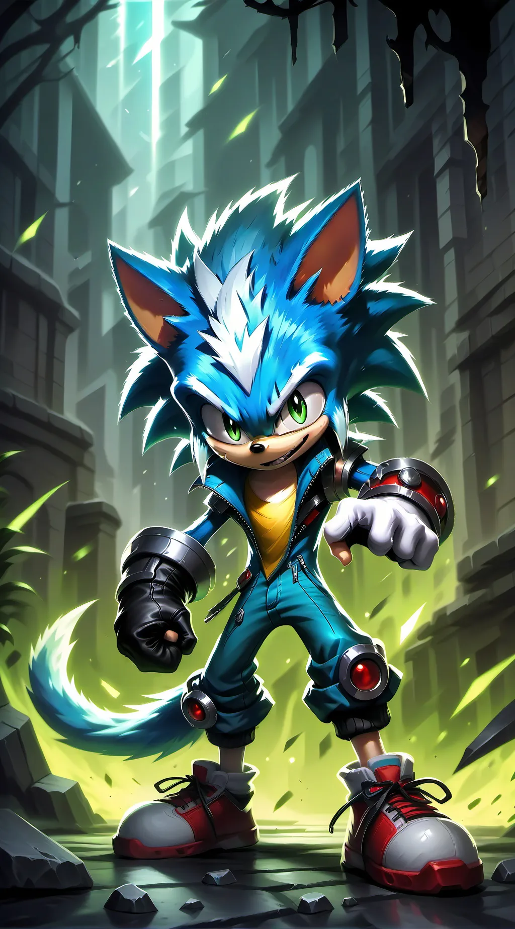 ai character: sth cat background