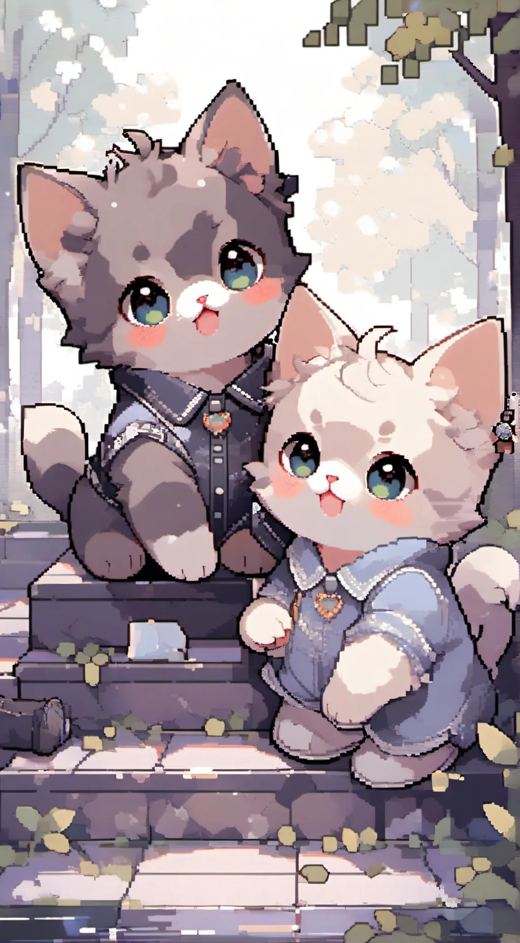 ai character: Cuffie and Fluffie background