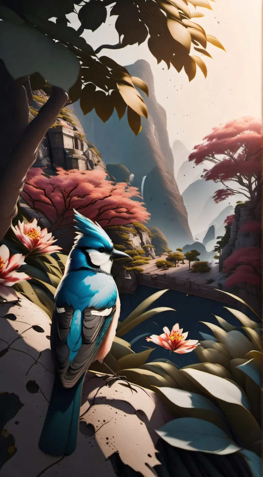 ai character: Azul background