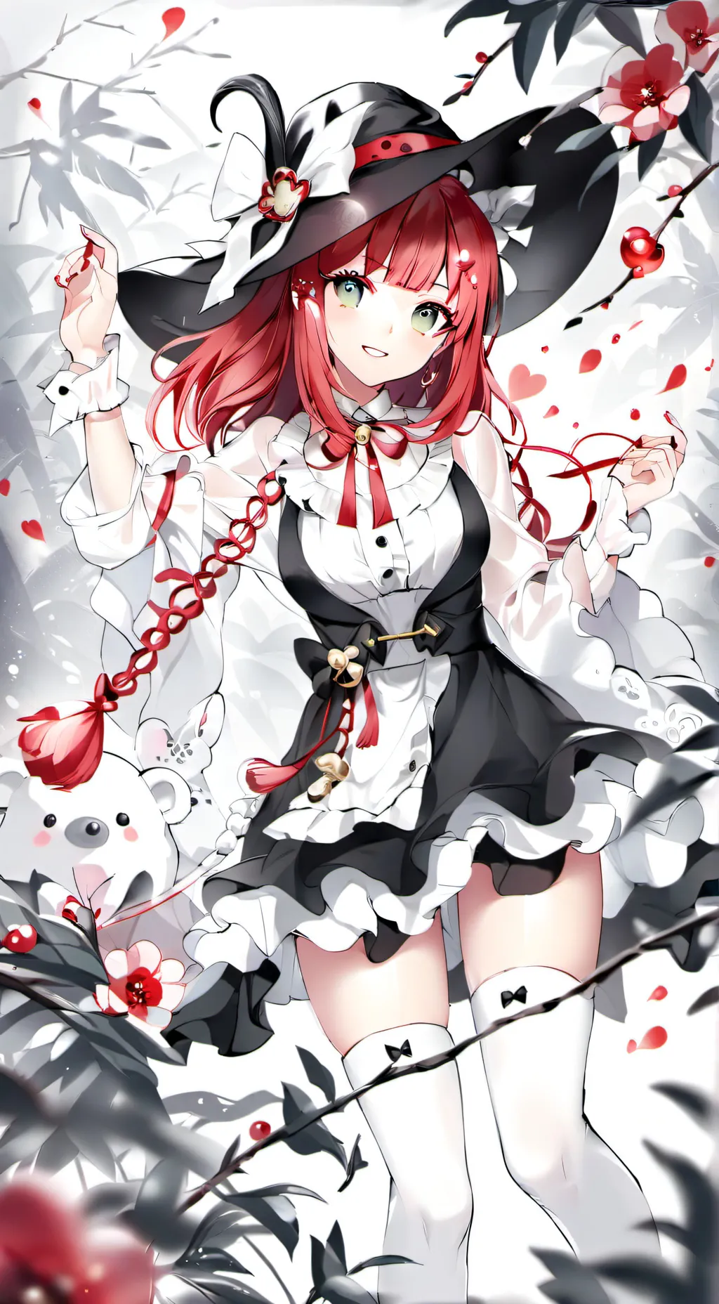 ai character: girl love you  background