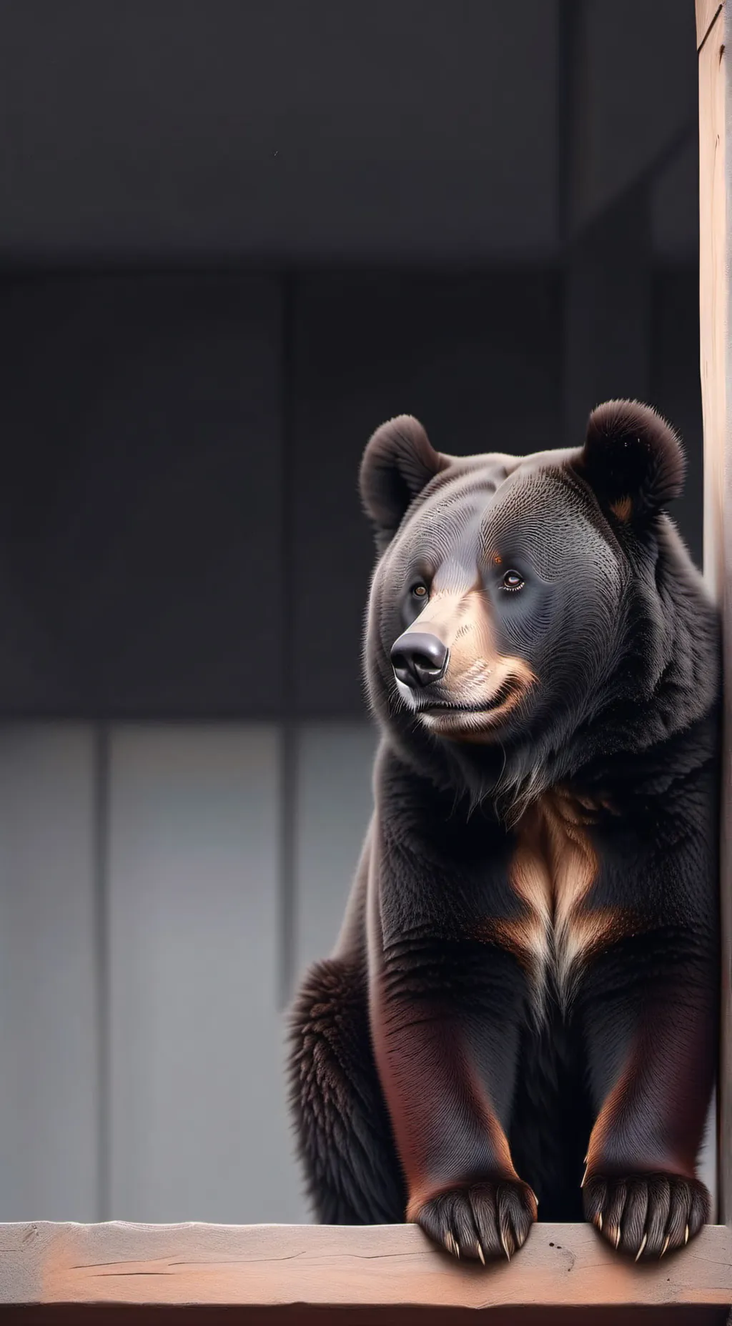 ai character: Bear background