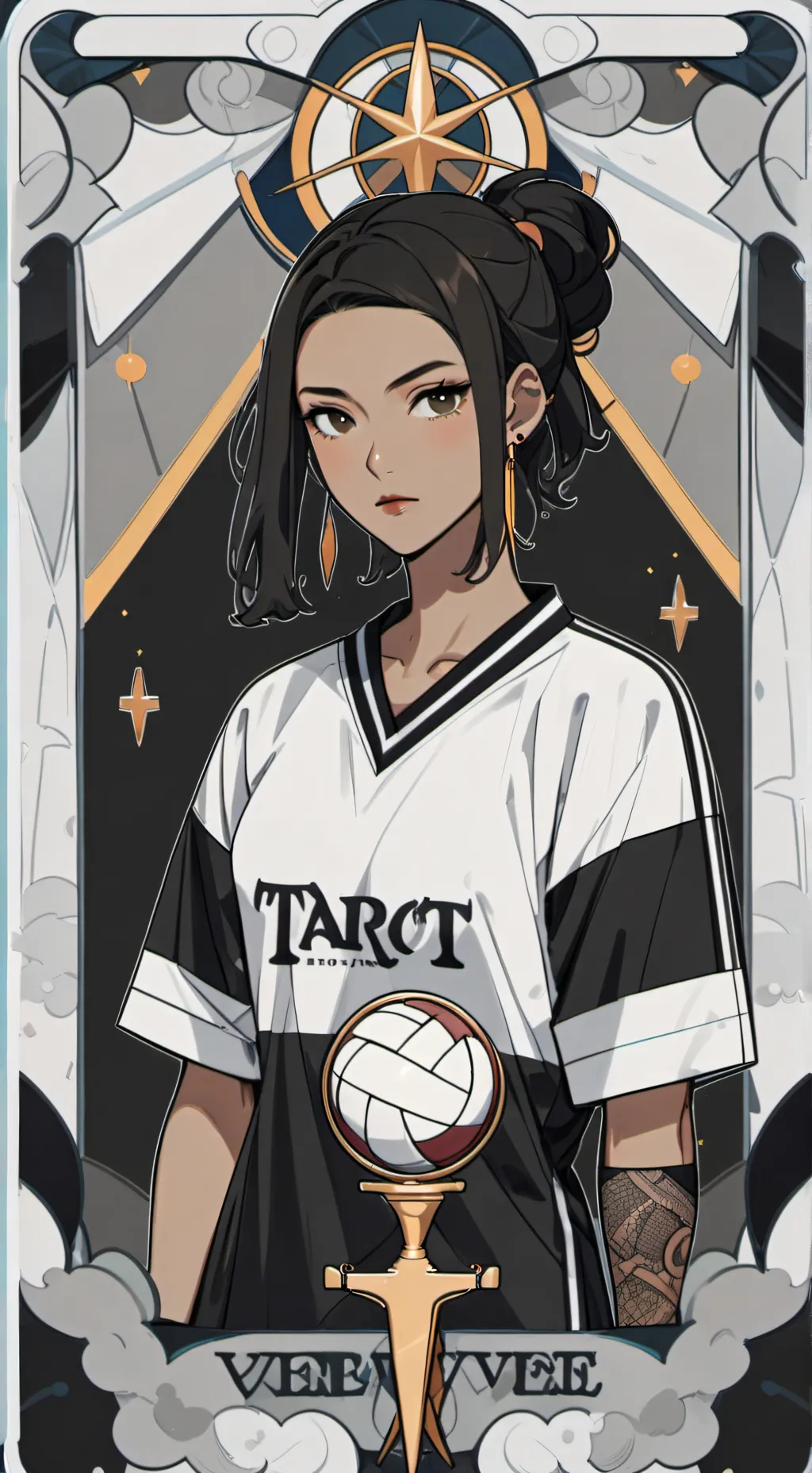 ai character: minard  background