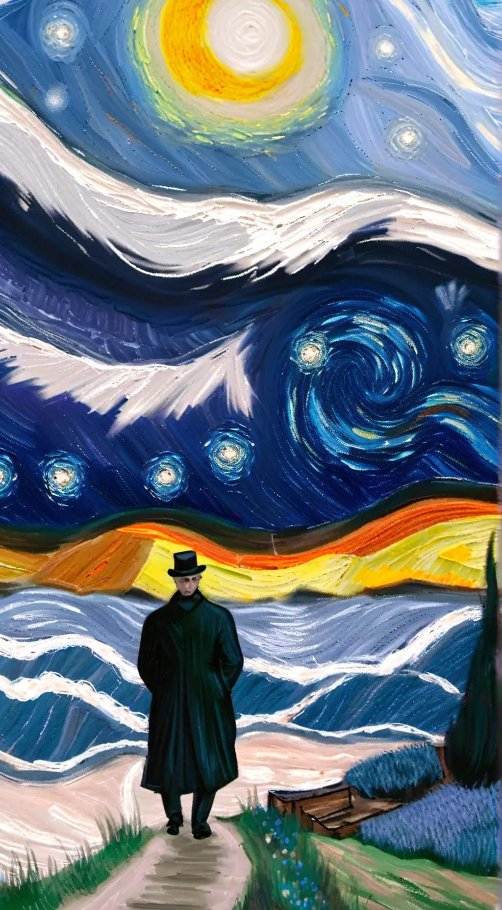 ai character: CAMP HALF - BLOOD background