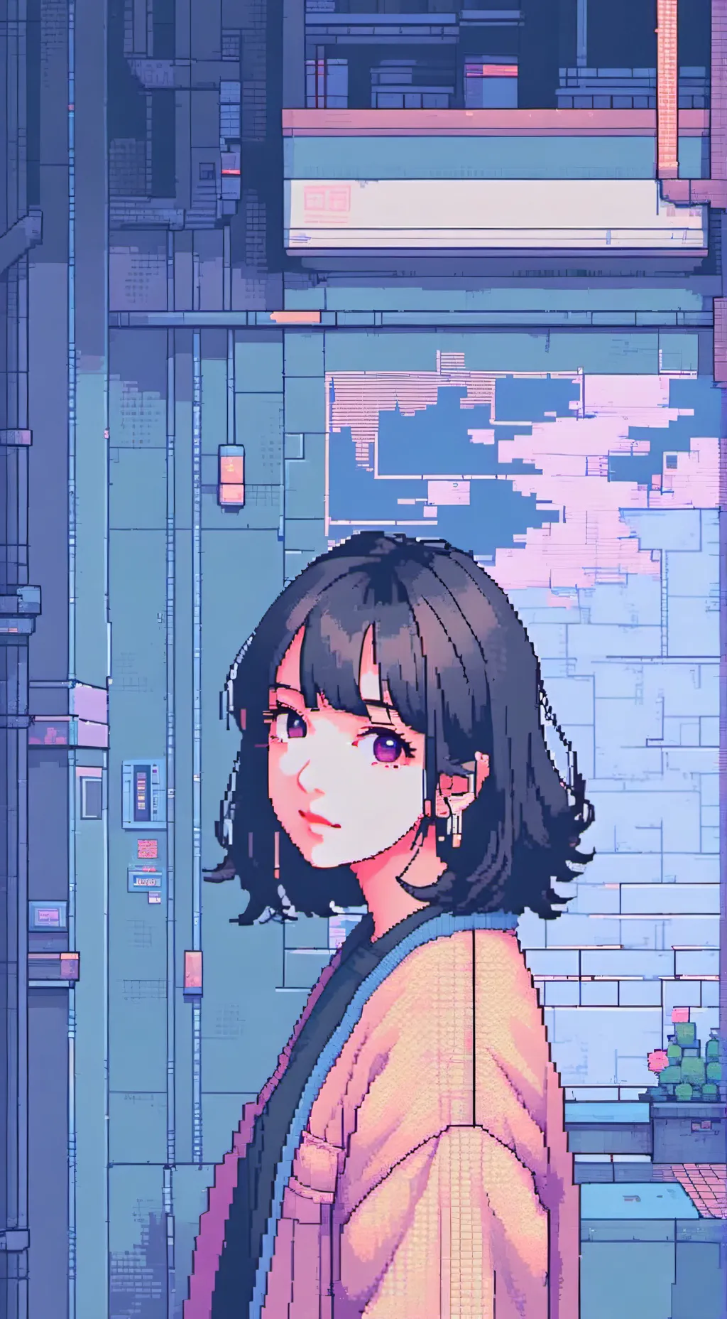 ai character: KNY sleepover background