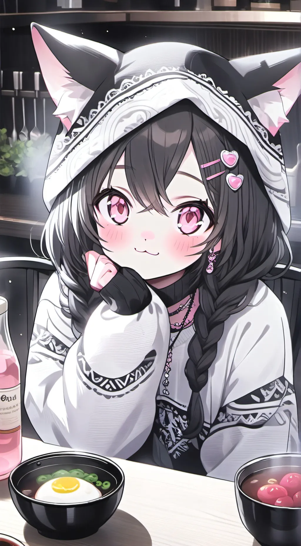 ai character: Hannah ~ 🎀✨ background