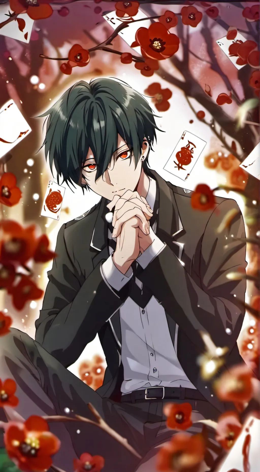 ai character: Rin itoshi  background