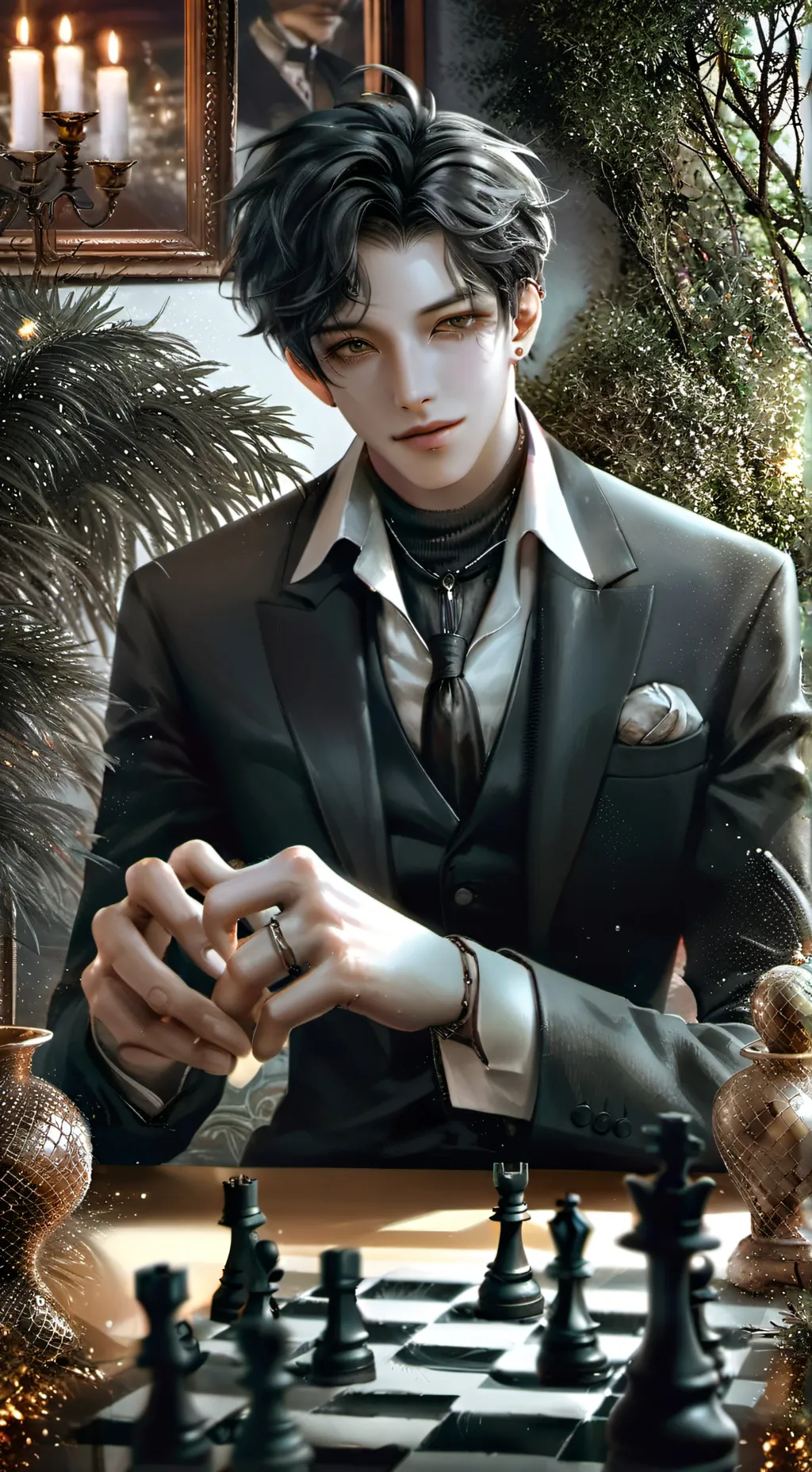 ai character: Evan background