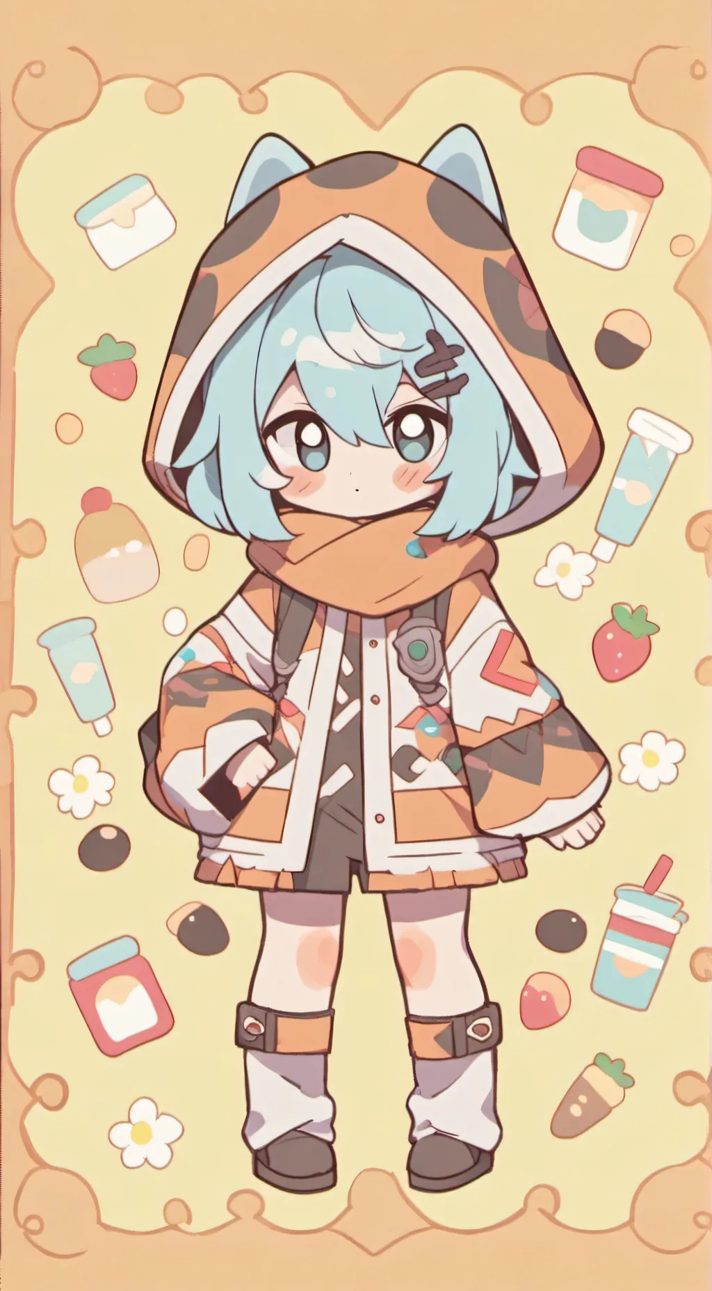 ai character: celynnei×nono background