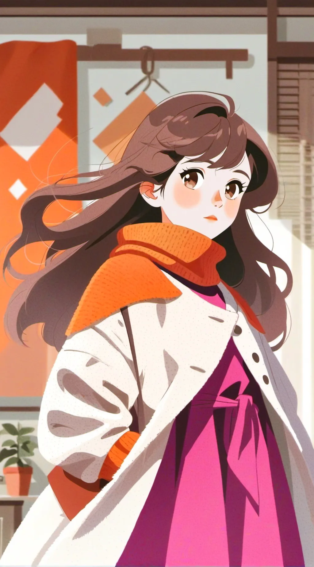 ai character: maily  background