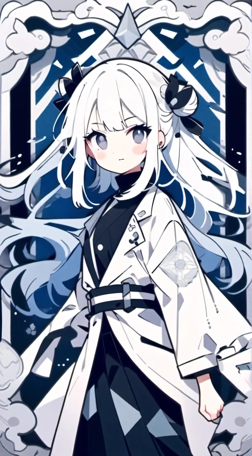 ai character: Strong girl￼ background