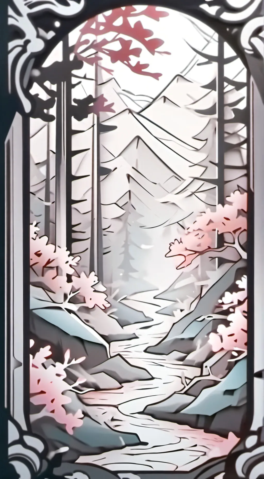 ai character: demon slayer  background