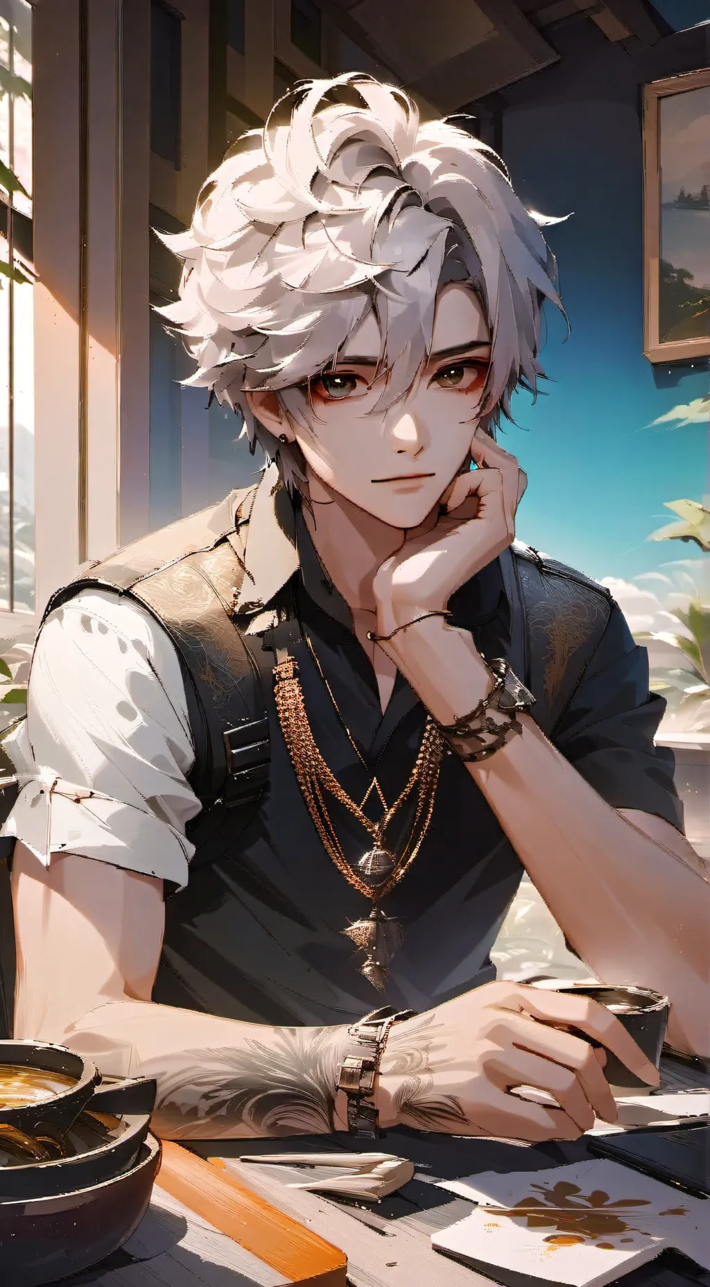 ai character: Asher background