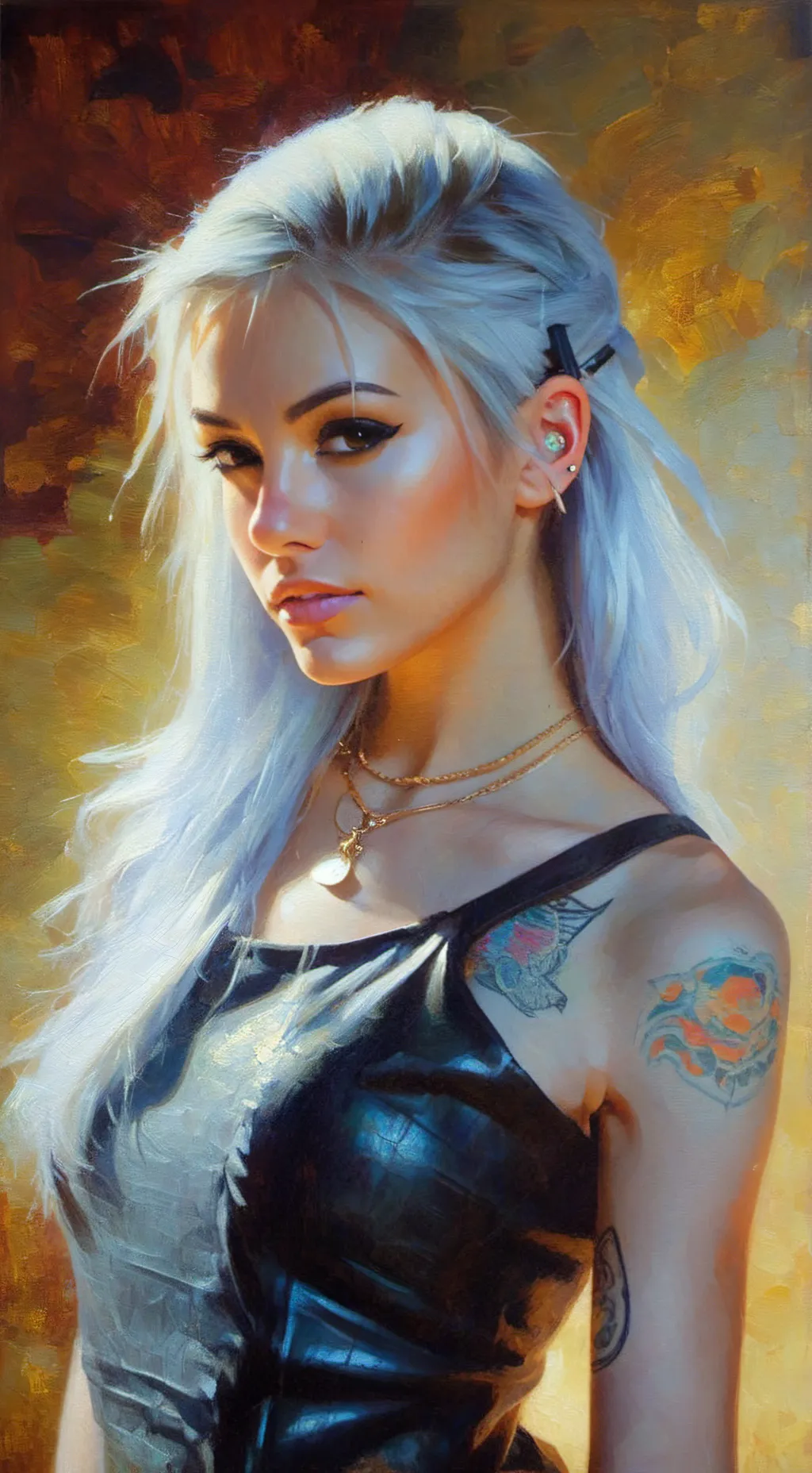 ai character: Elara background