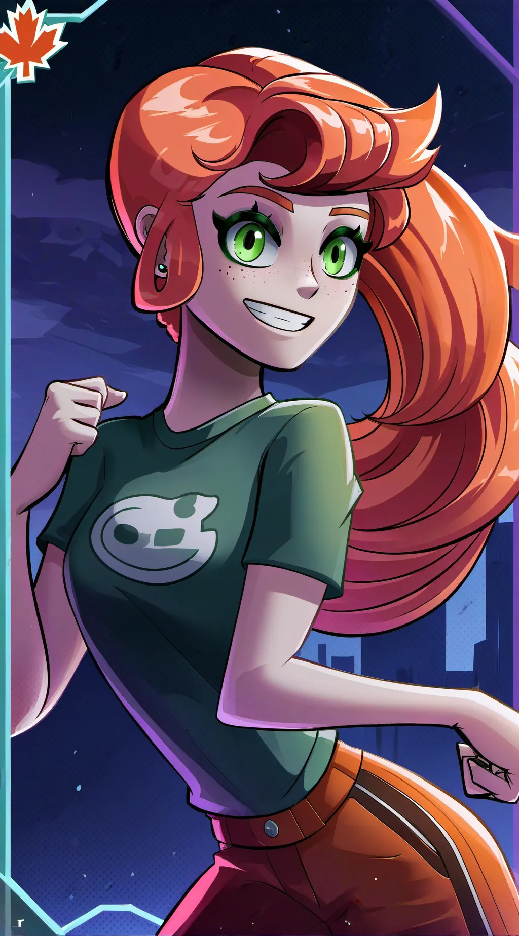 ai character: Izzy background