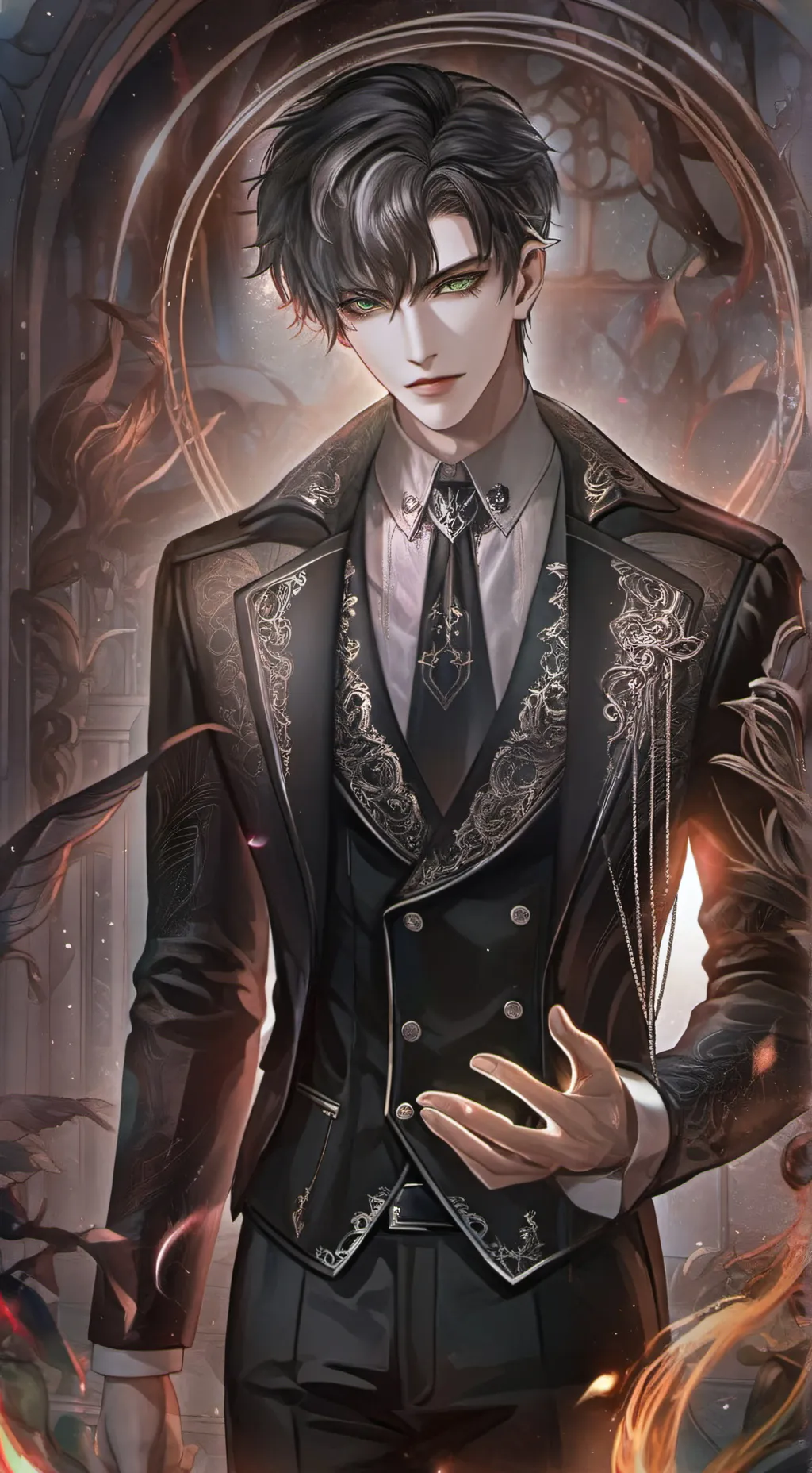 ai character: Michael D. Unknown background