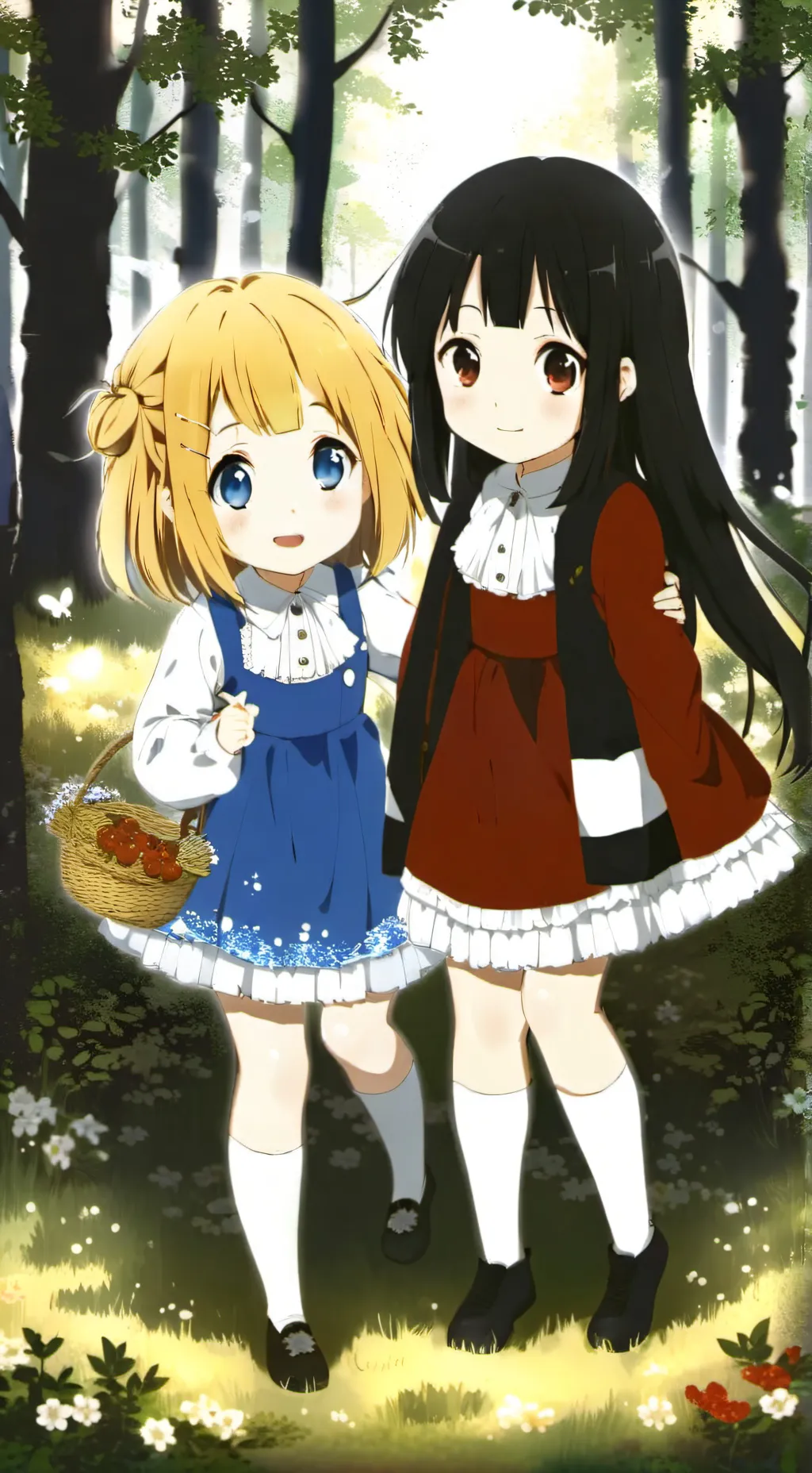 ai character: zoe and lucy background