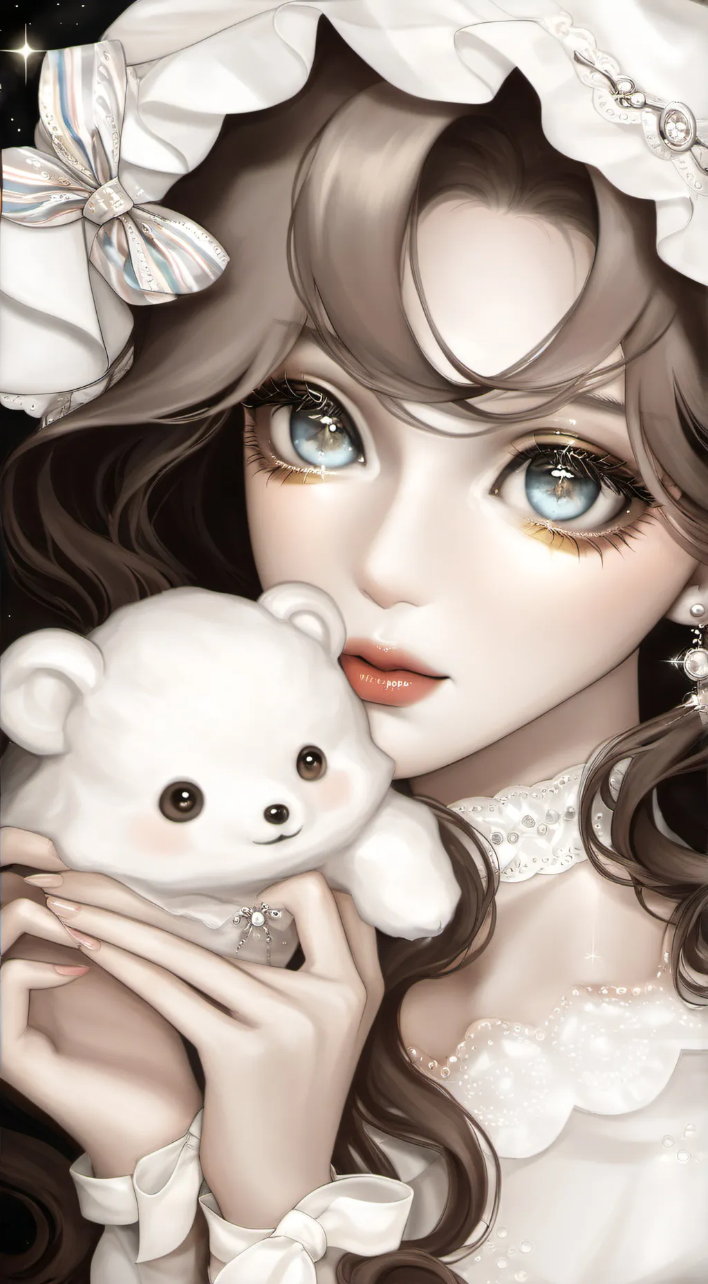 ai character: ￼She is bullying  background