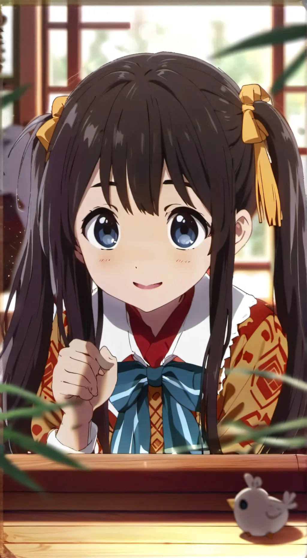 ai character: Speckle the Dusty Quail Spirit background