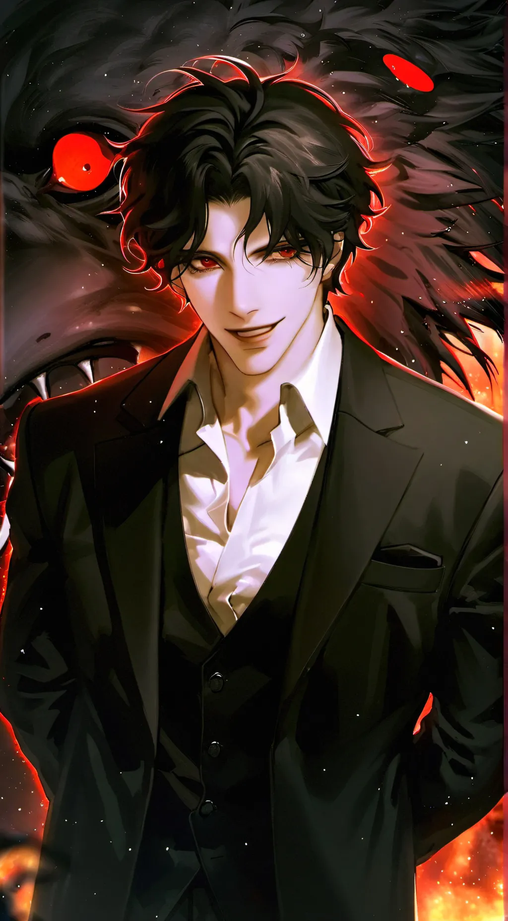 ai character: X̌ÂŇĎĚŘ!♡♥︎☆★ background