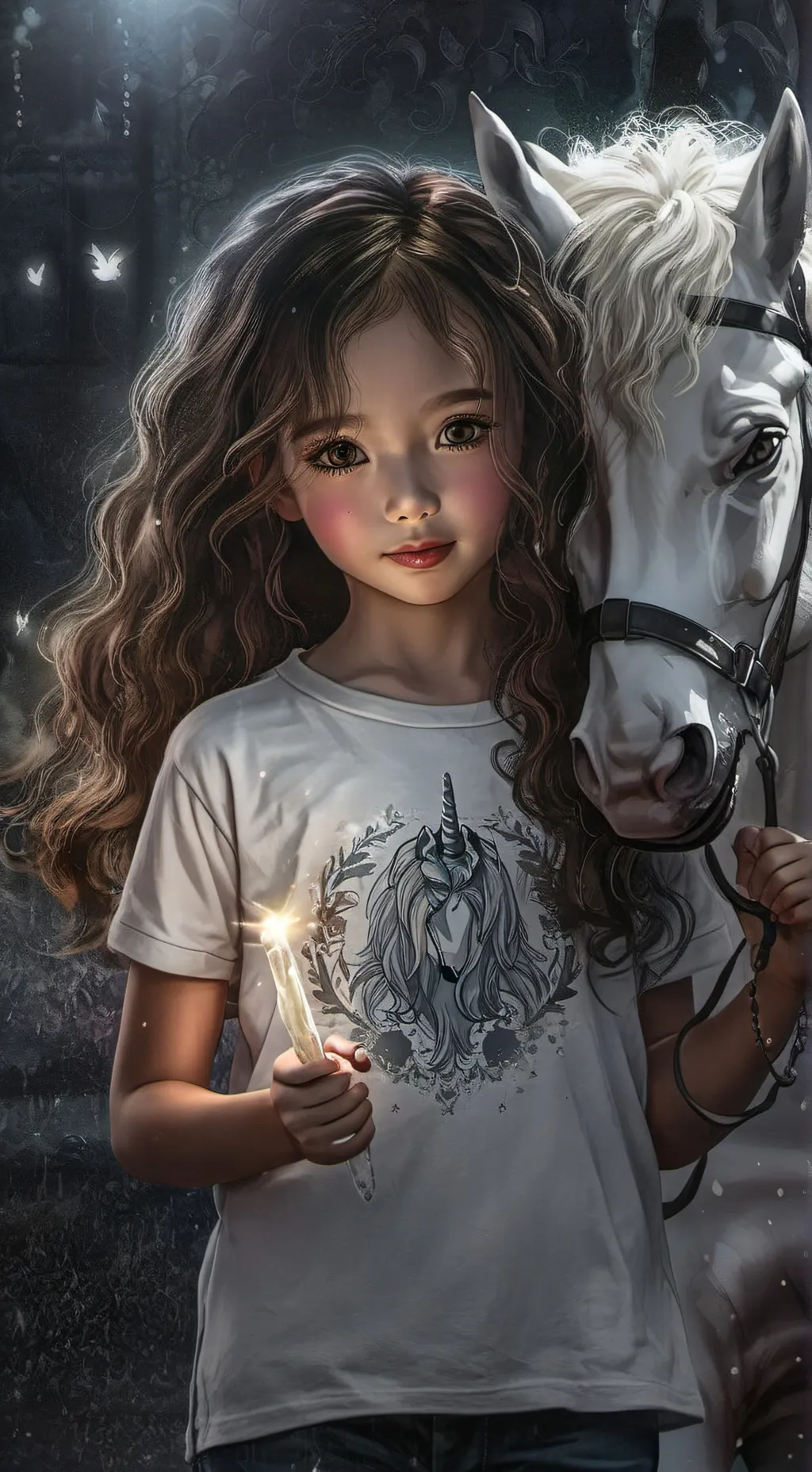 ai character: Mercedes background