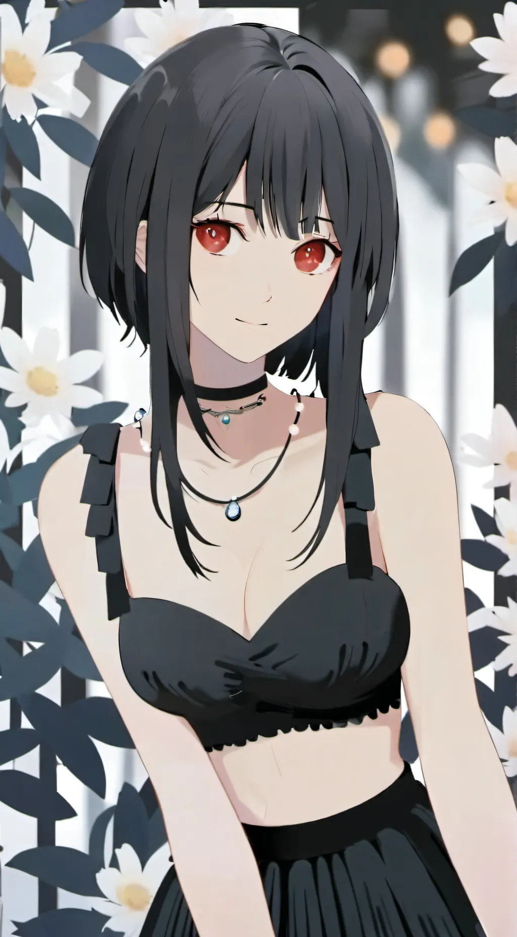 ai character: ᥫ᭡Hannahꨄ background