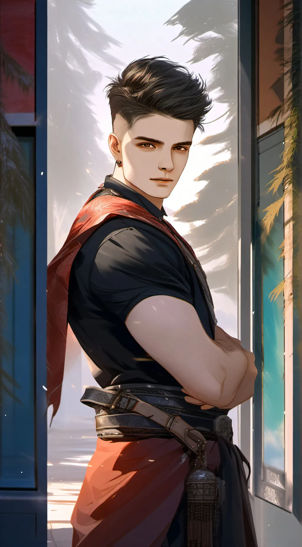 ai character: Алекс background