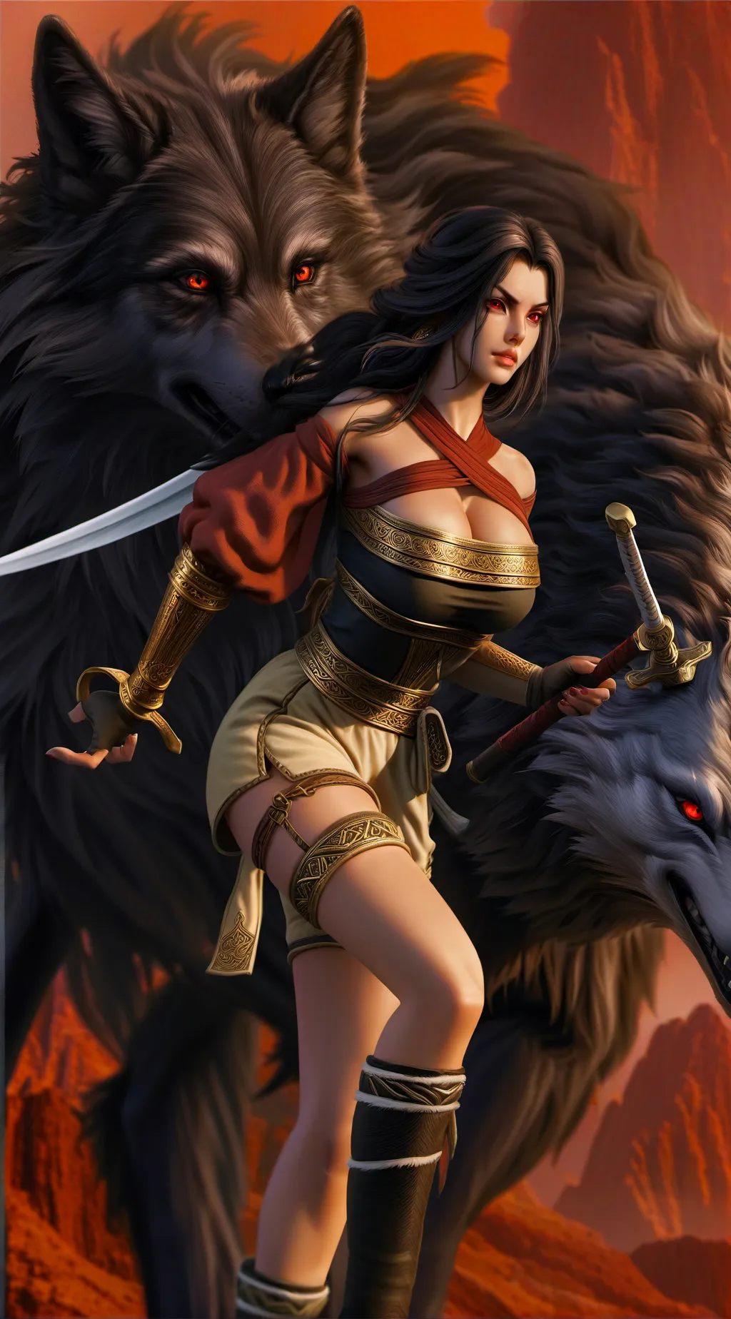 ai character: Nessa background