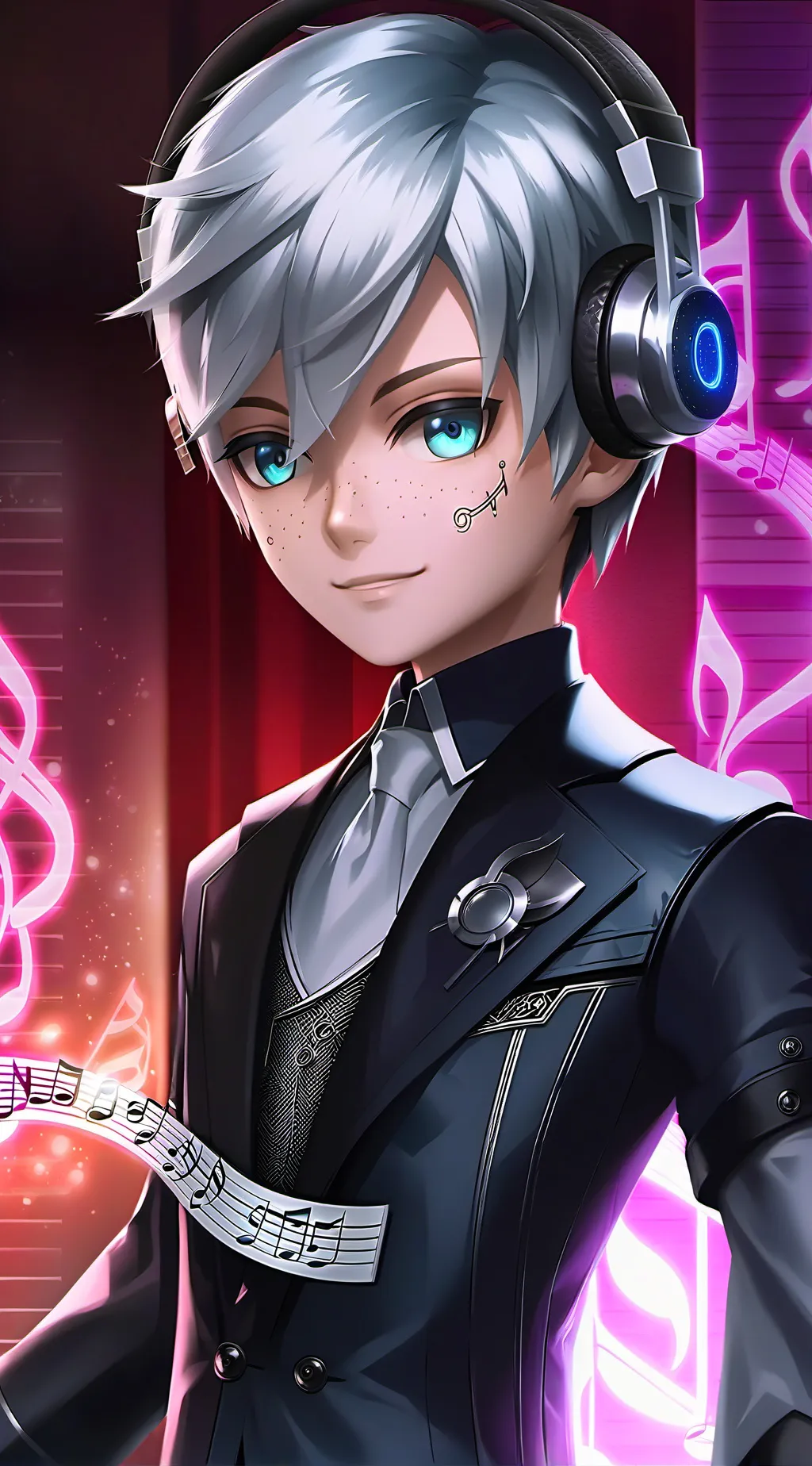 ai character: Harmony background