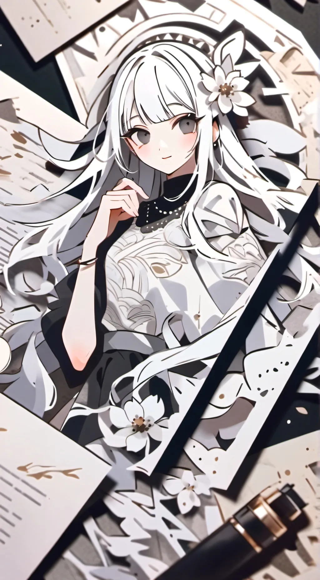 ai character: santi x andry background