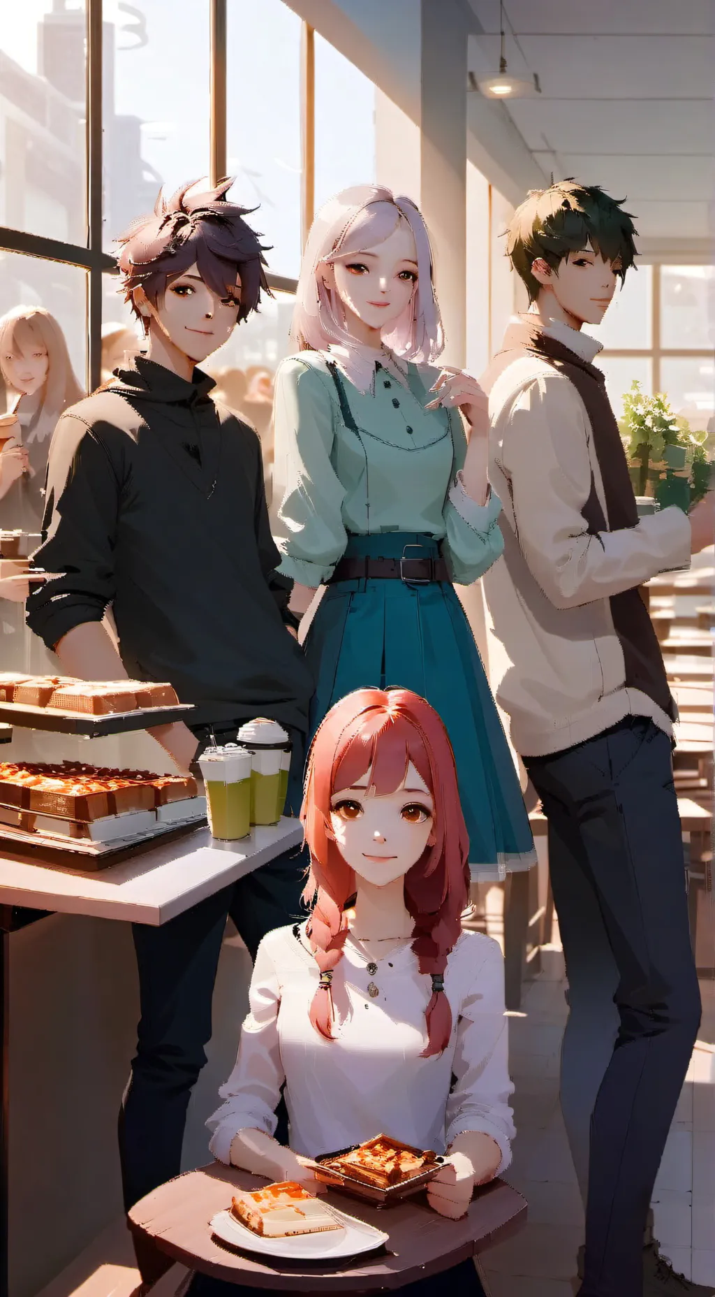 ai character: ~School Life~ background