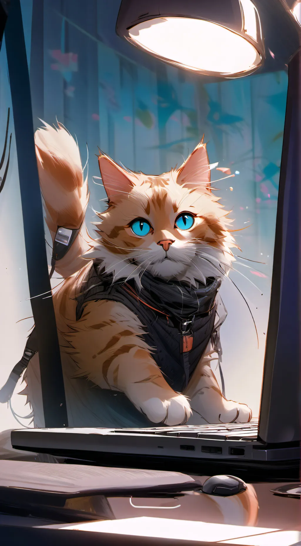 ai character: NetSpin background