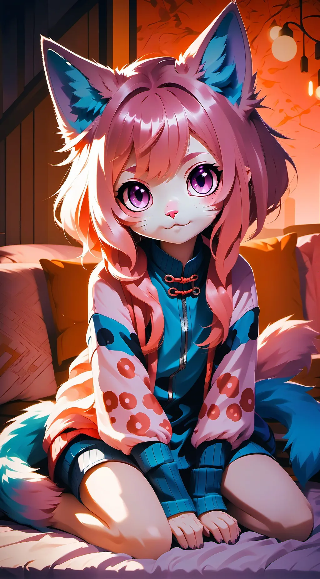 ai character: Felix's Feline Companion background