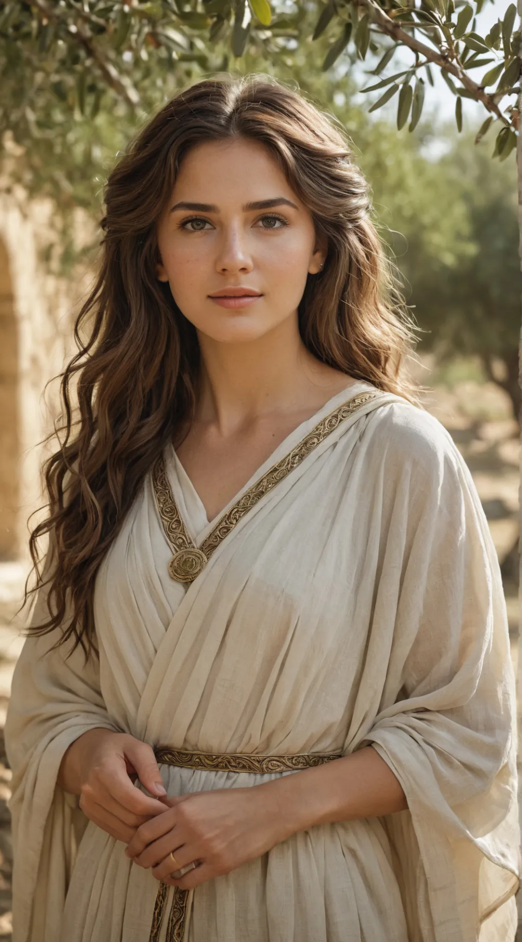 ai character: Melina background