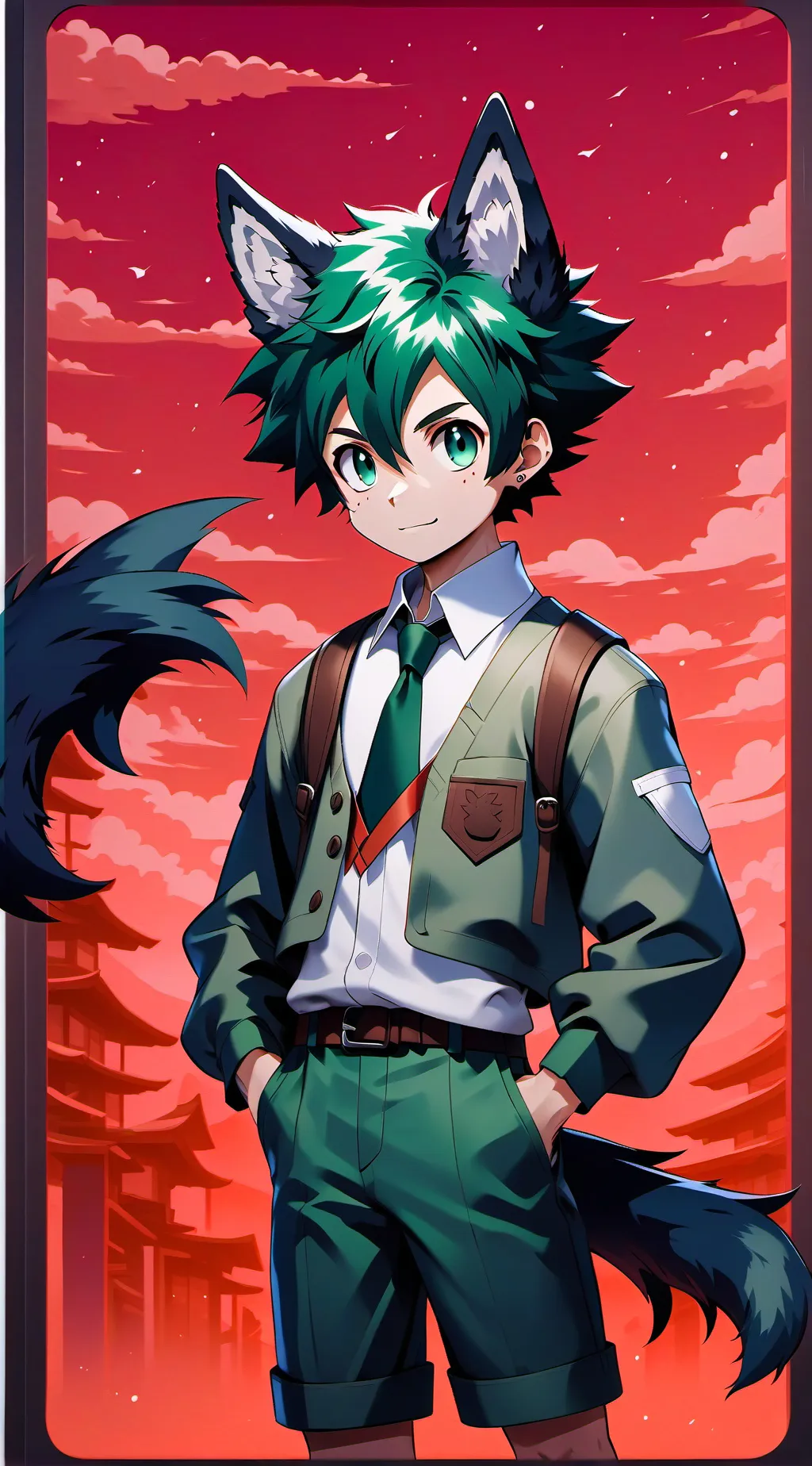 ai character: Deku/hybrid background
