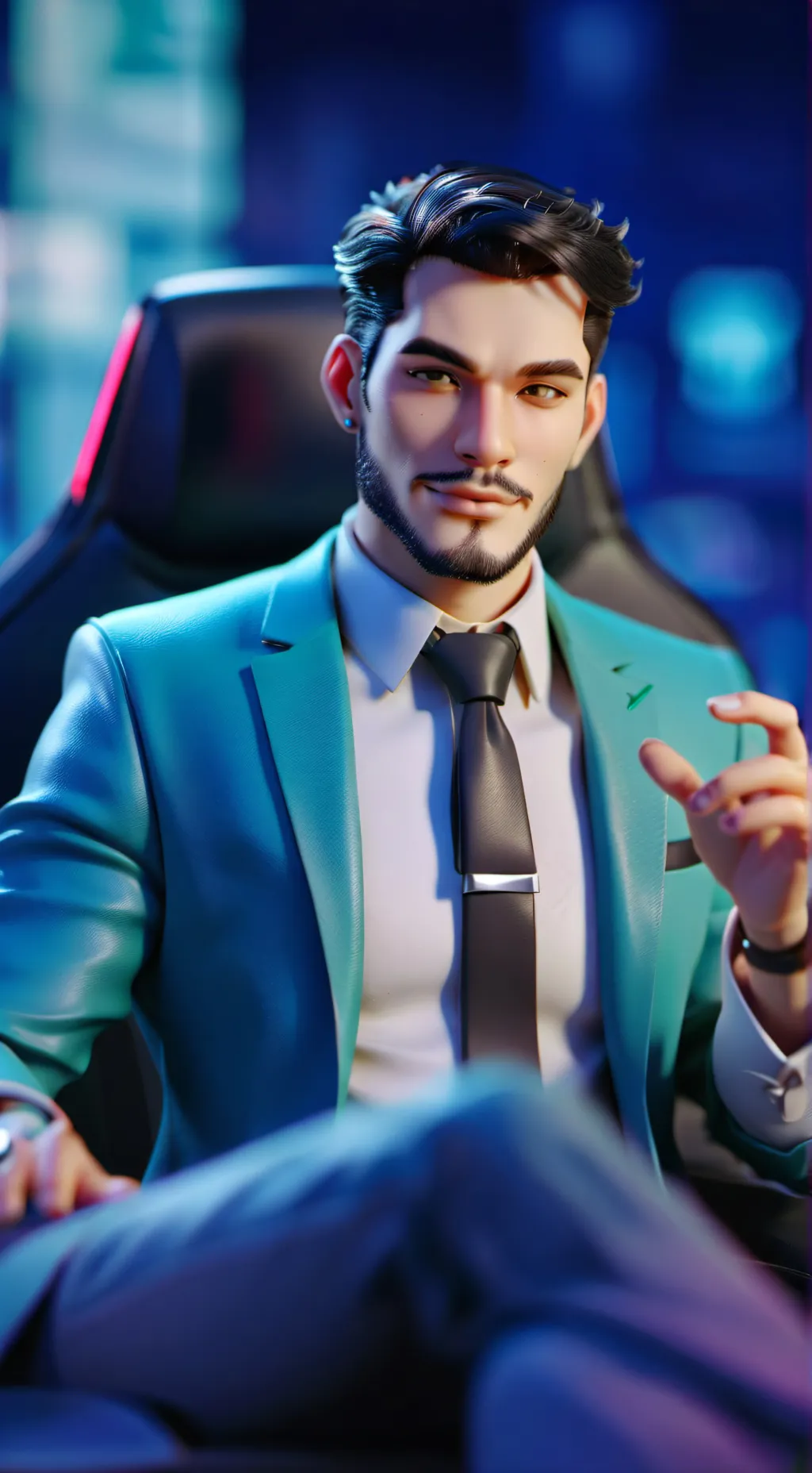 ai character: Ryder  background