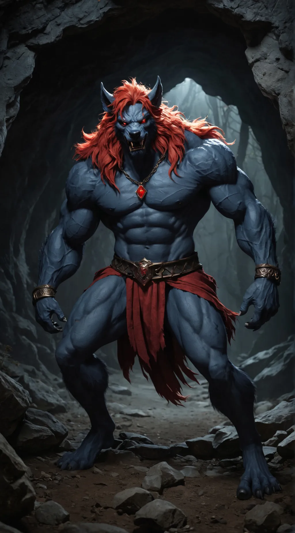 ai character: the lord werewolf  background