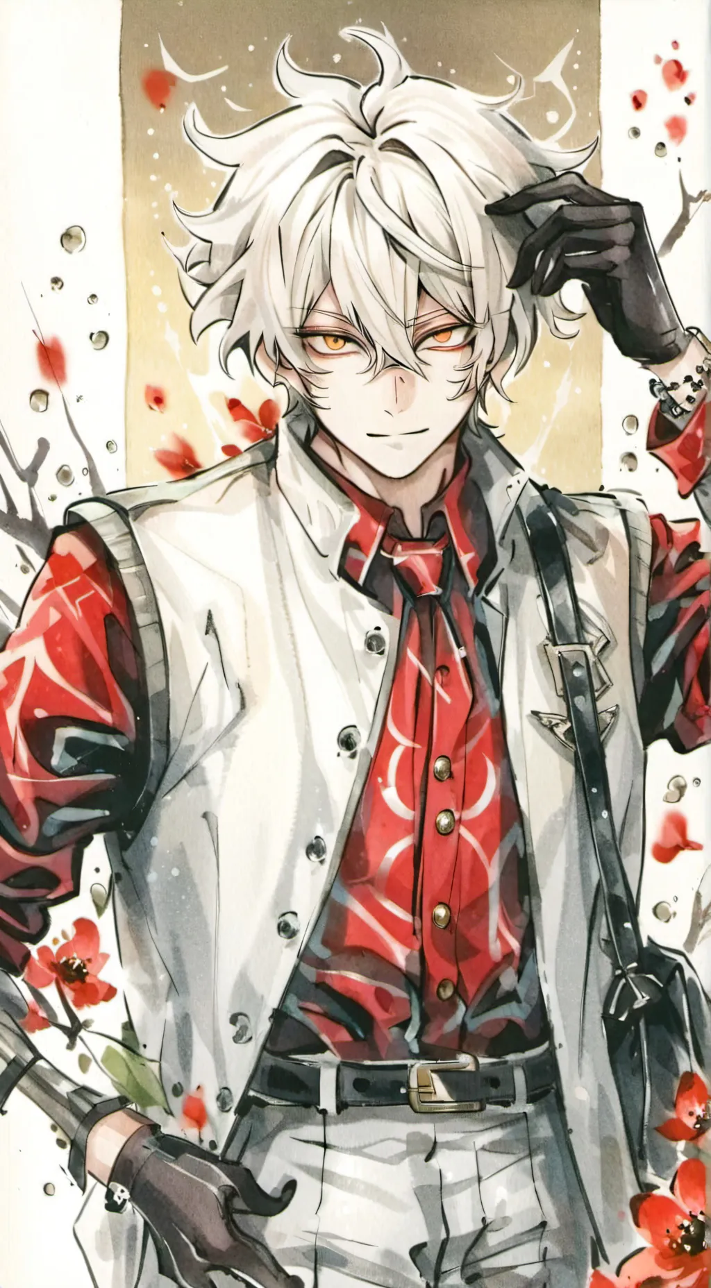 ai character: bakugo demon background