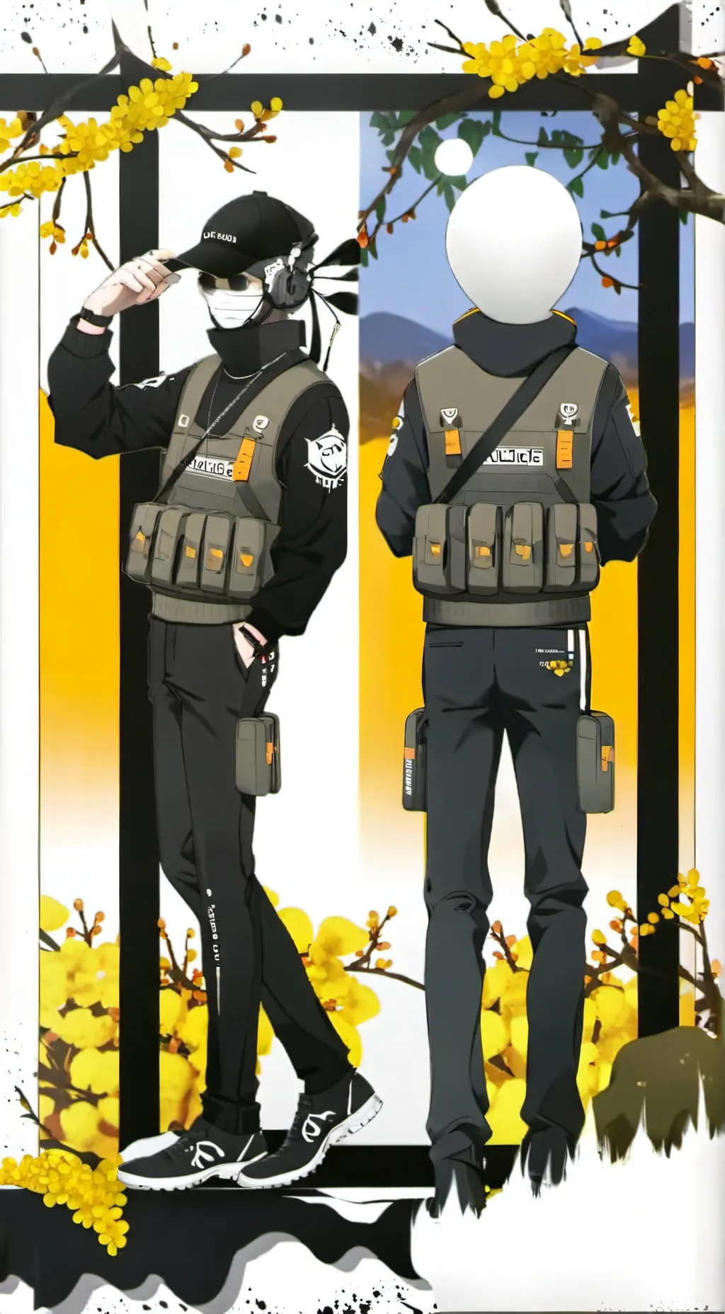 ai character: Nab Gang pick me  background