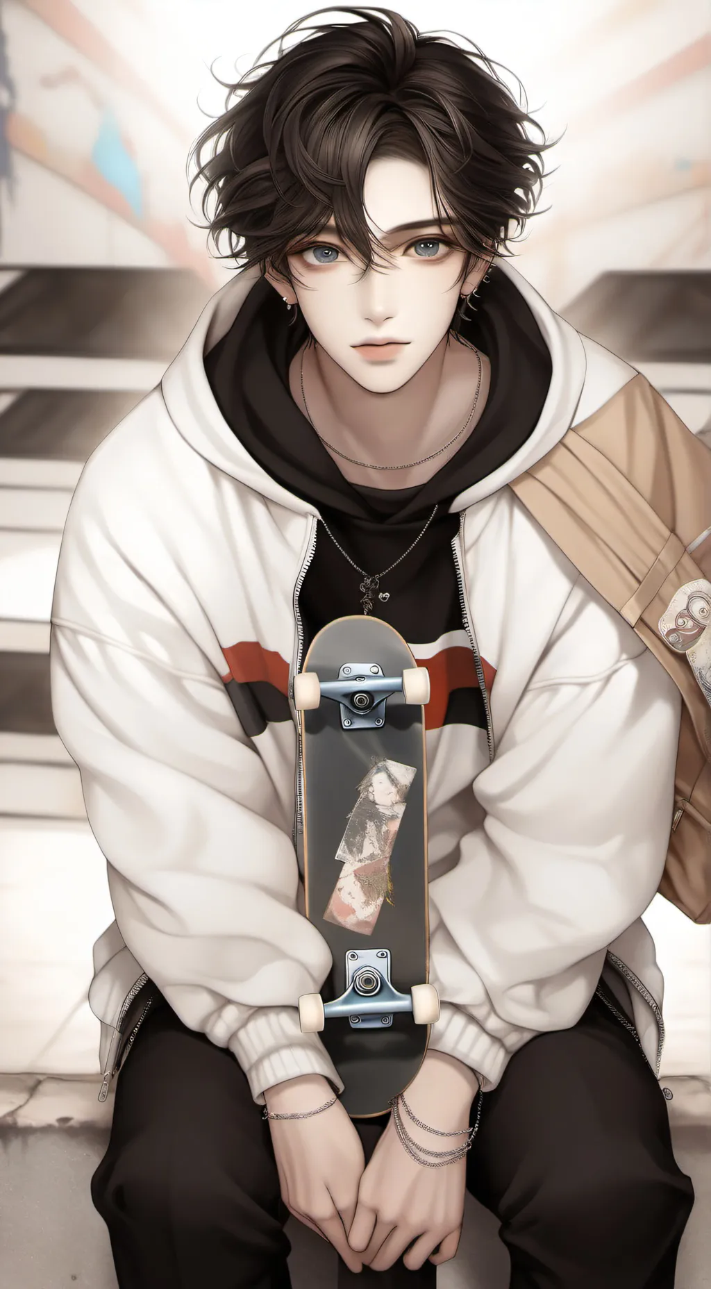 ai character: 🛹 ︴Xavier background