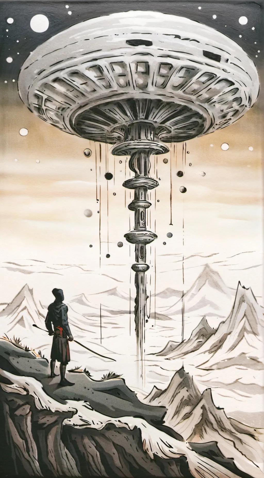 ai character: cheesy chips background