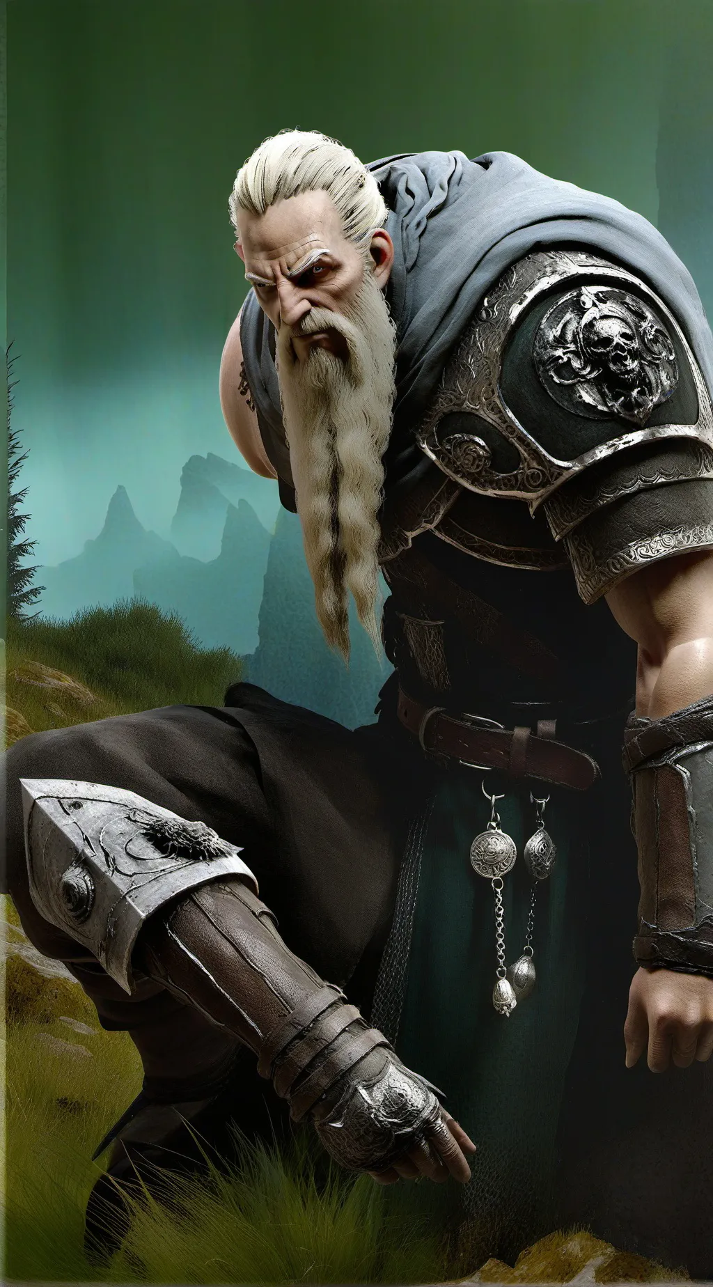 ai character: aliver background