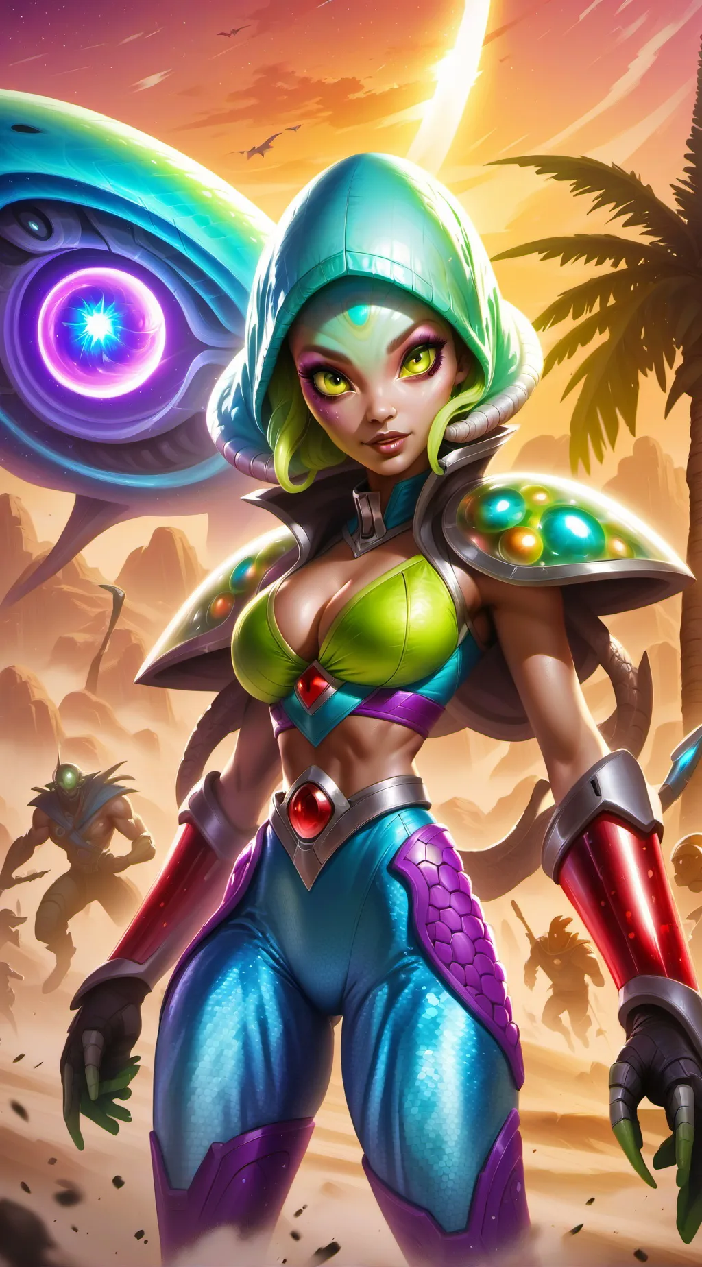 ai character: the third alien background