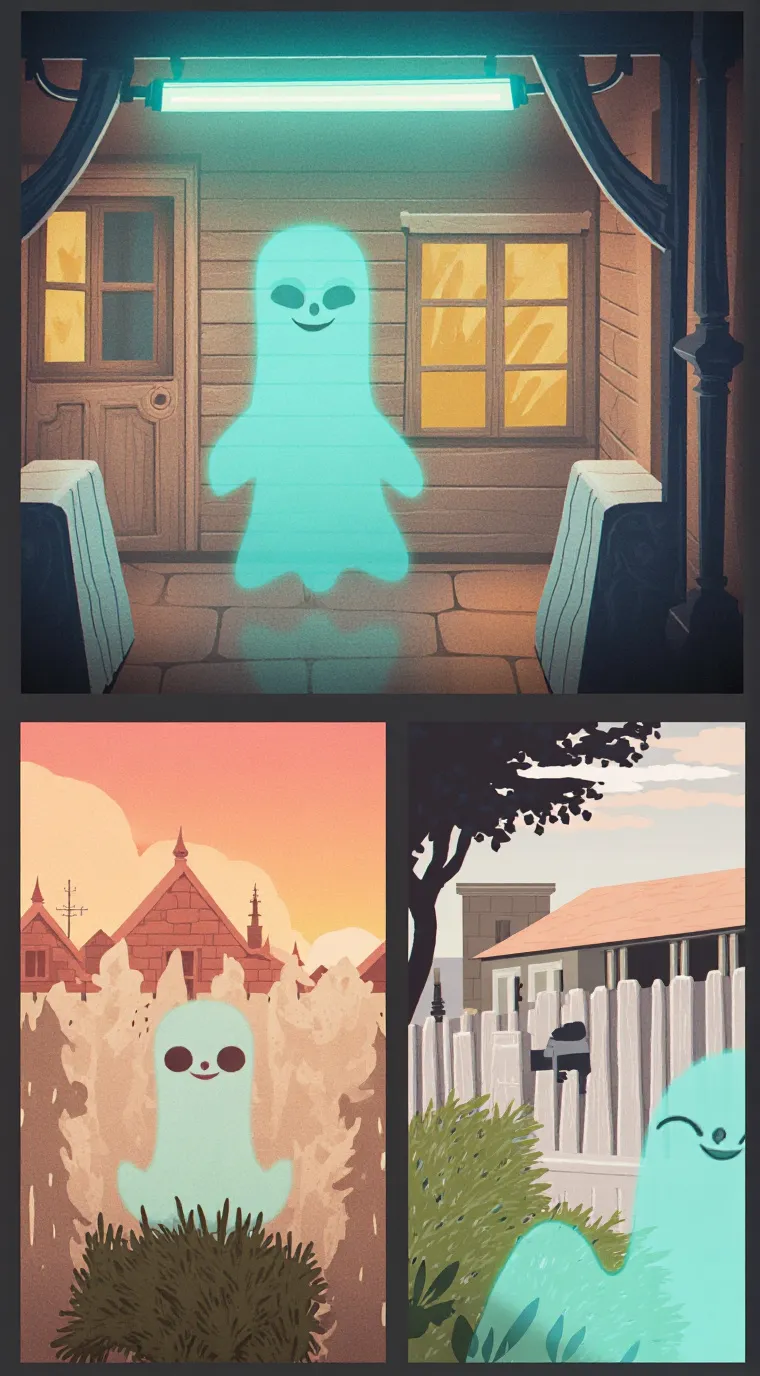 ai character: Ghost  background